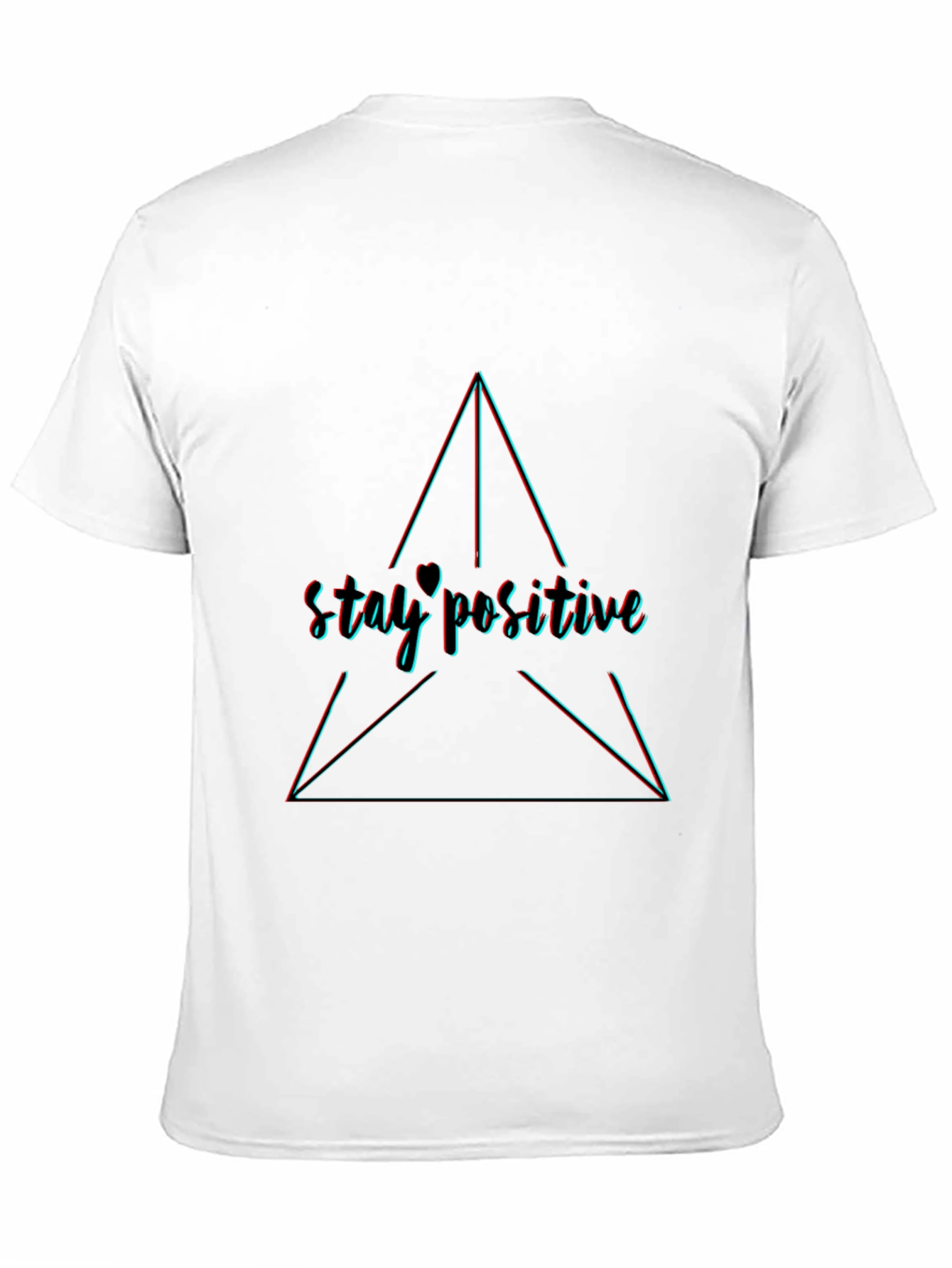 Stay Positive Graphic Tee - Trendy Comfort