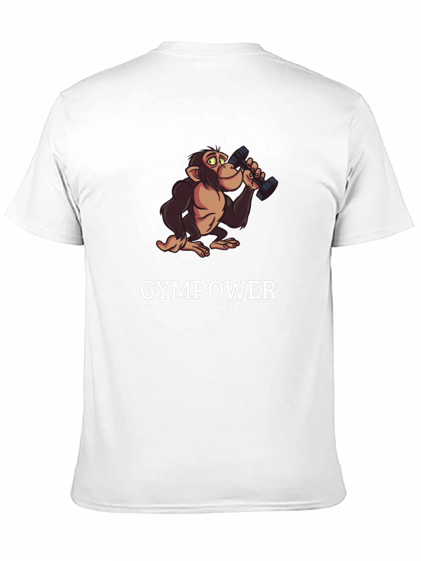 Gympower Monkey Black T-Shirt