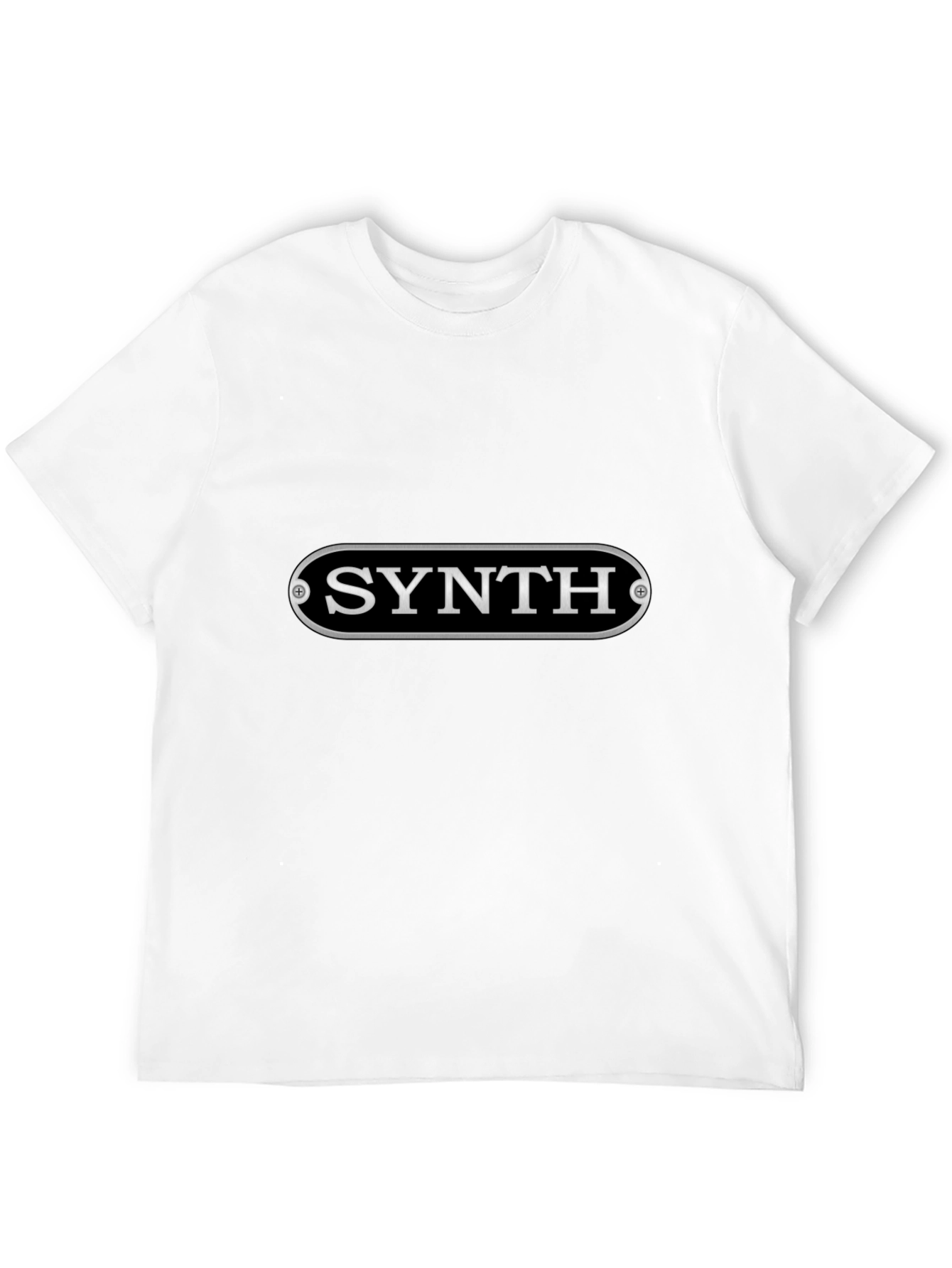 Synth Music Lover Black T-Shirt