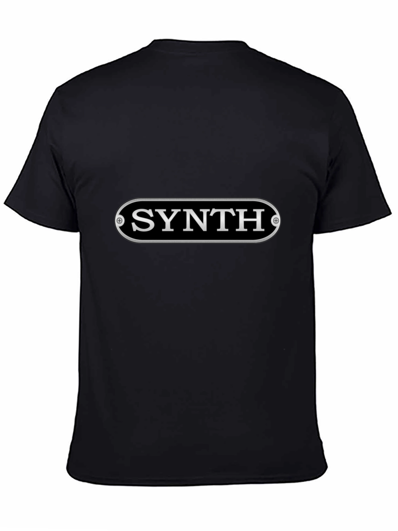 Synth Music Lover Black T-Shirt