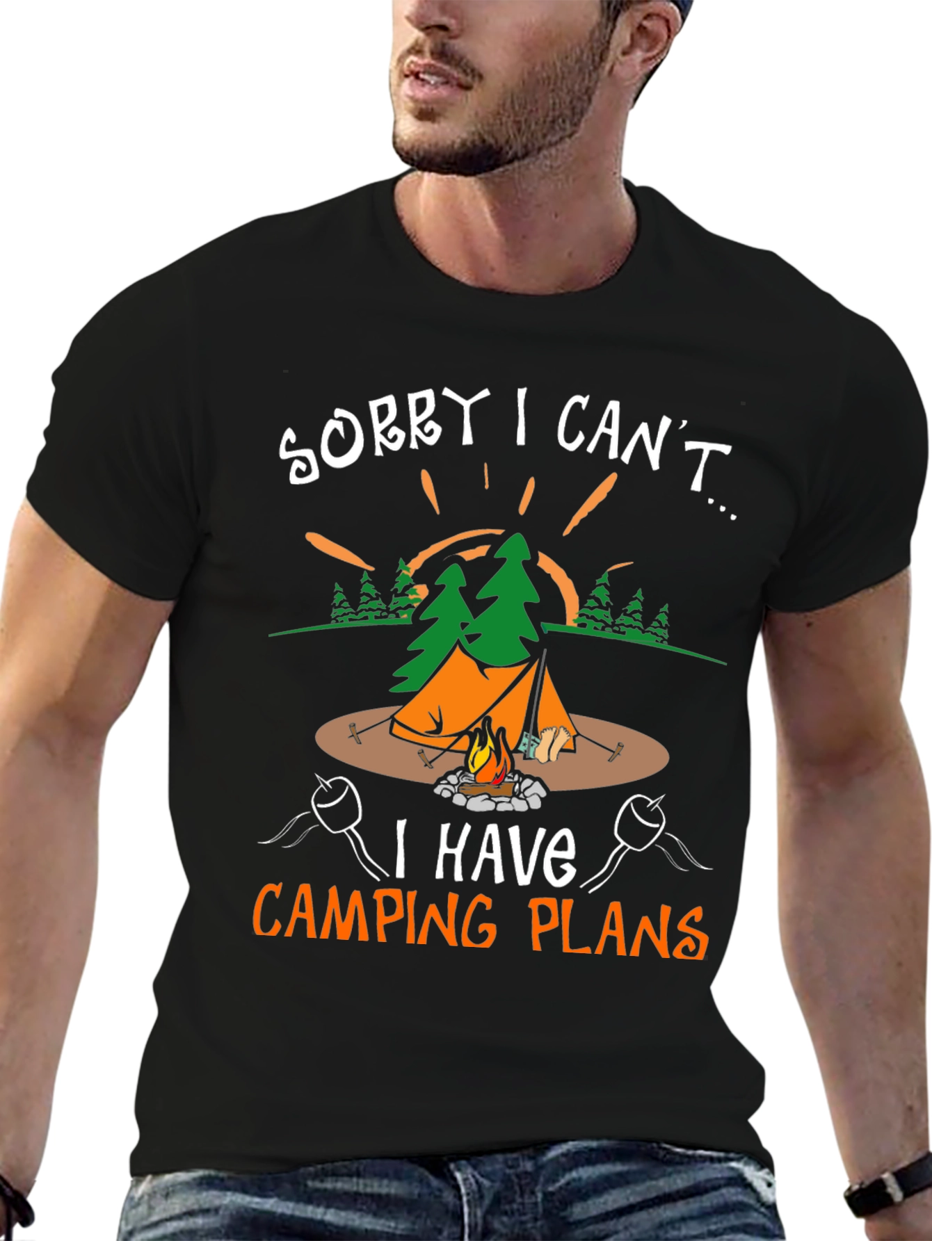 Camping Plans Graphic T-Shirt
