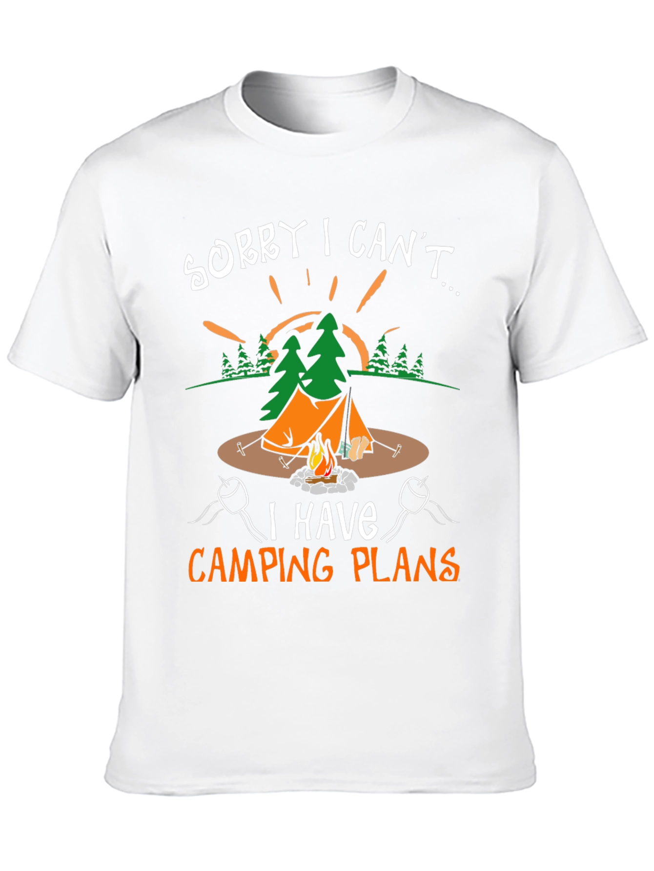 Camping Plans Graphic T-Shirt