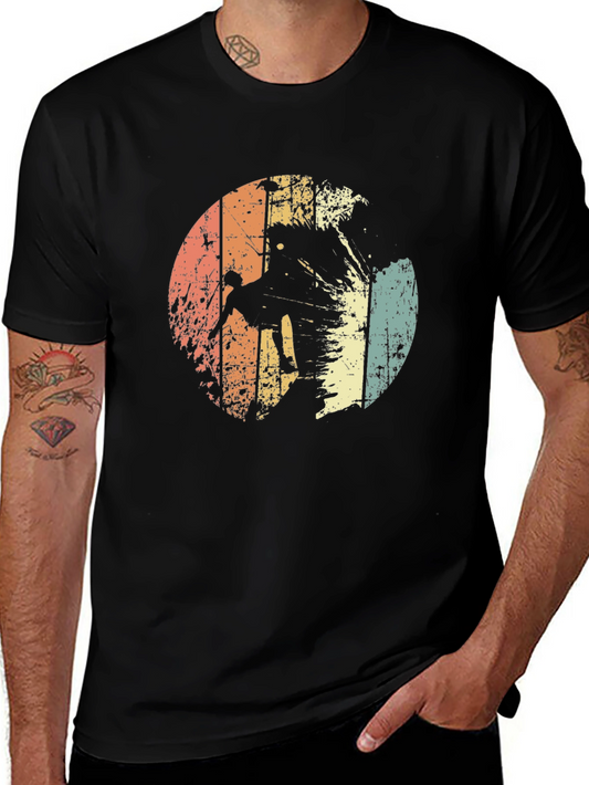 Retro Surfing T-Shirt Vintage Wave Rider Tee