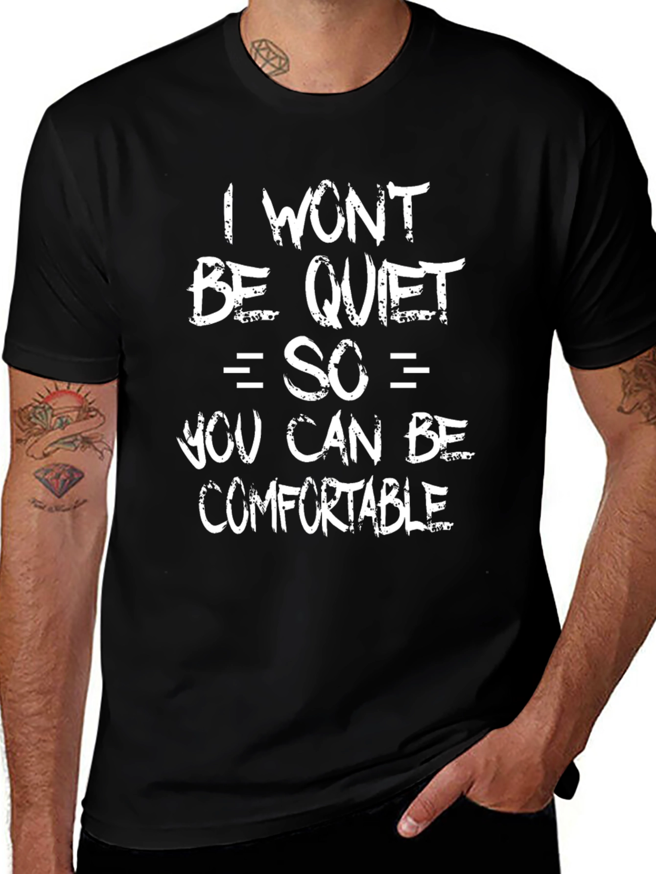 Bold Statement T-Shirt: I Wont Be Quiet