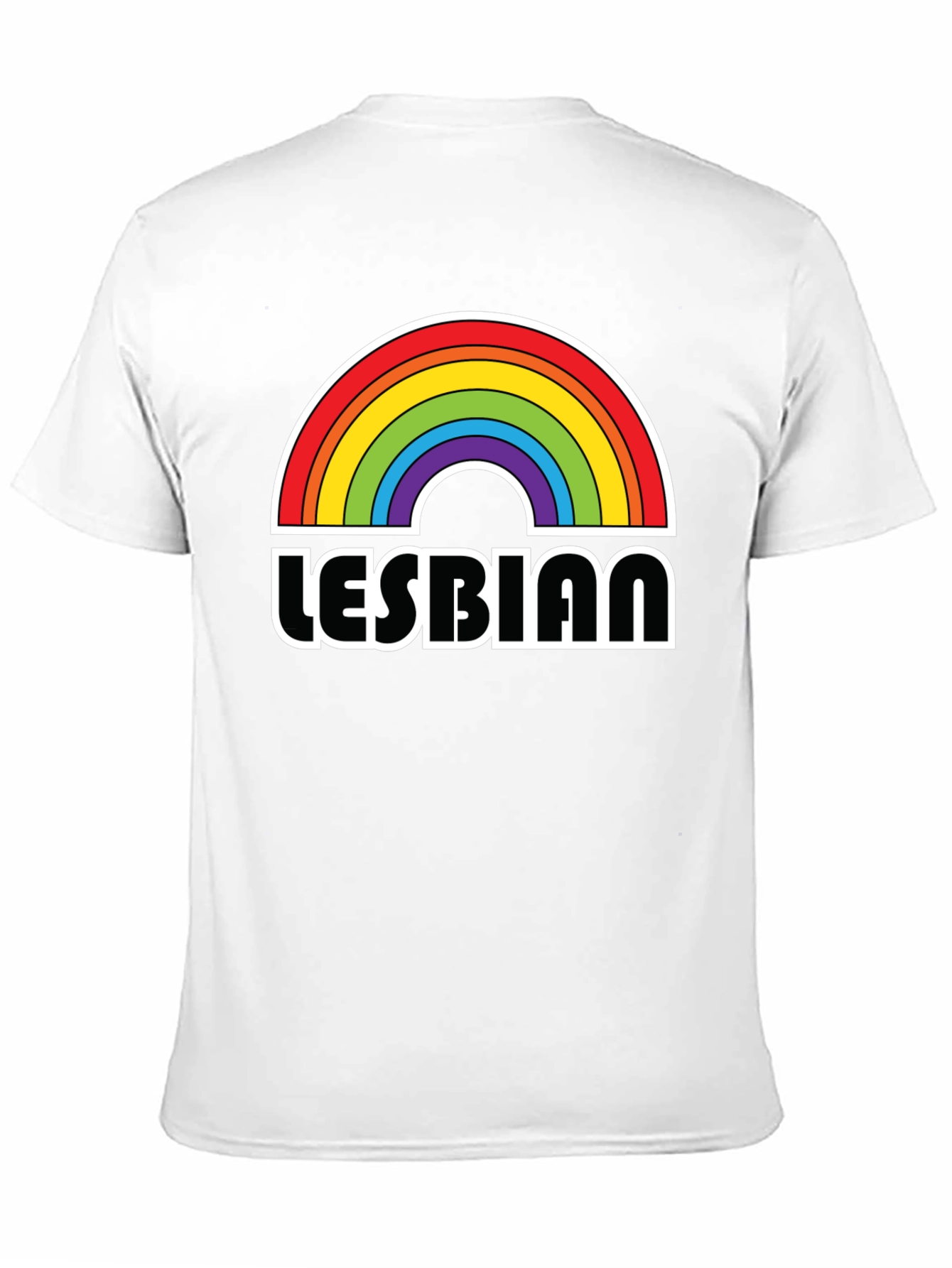 Lesbian Pride Rainbow T-Shirt
