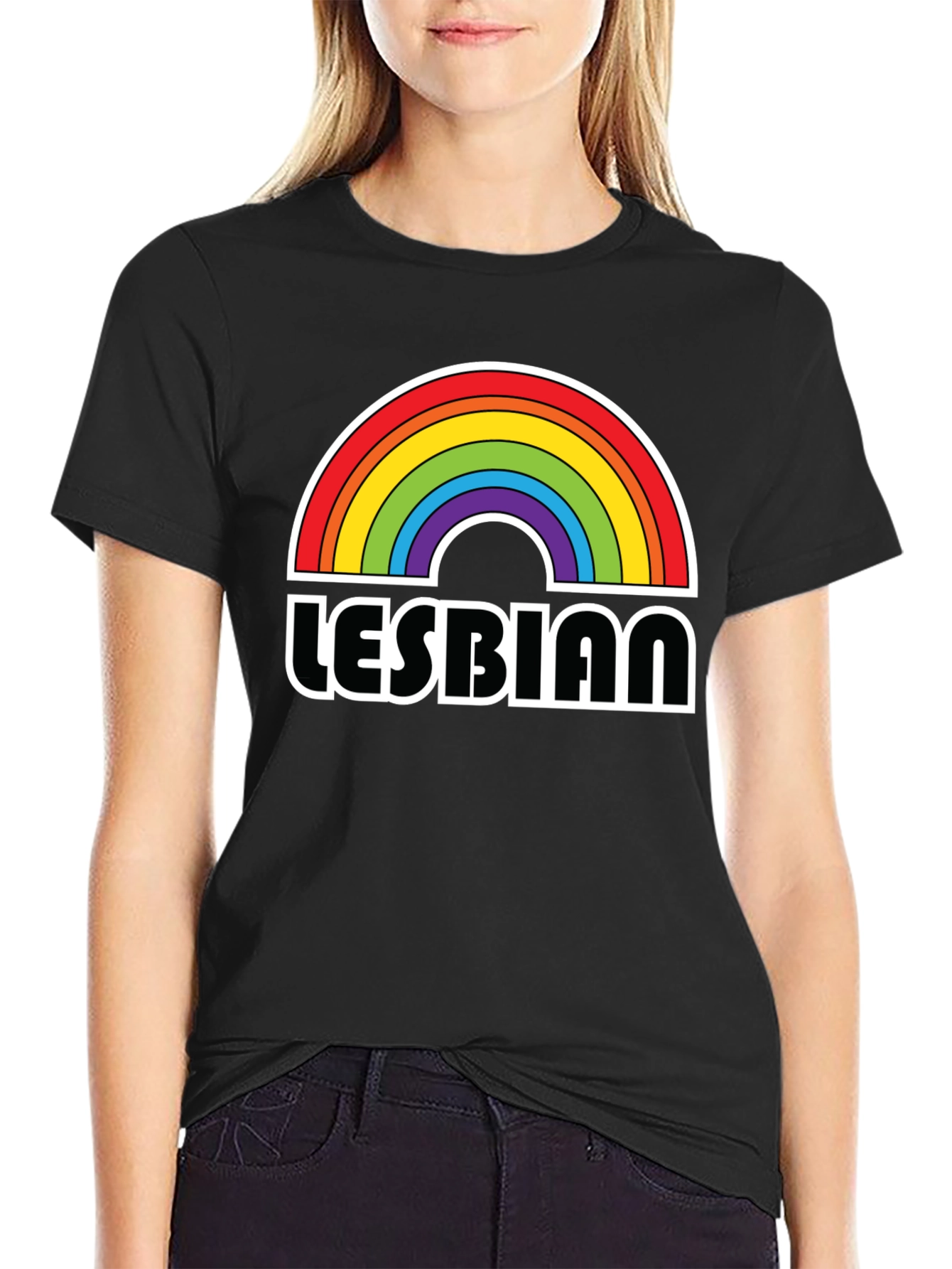 Lesbian Pride Rainbow T-Shirt