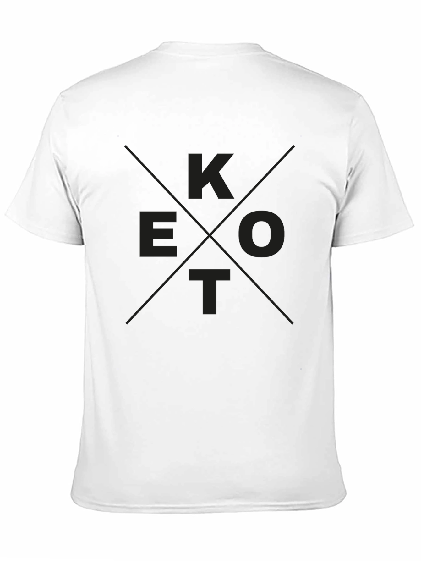 K E O T Black Graphic Tee Shirt