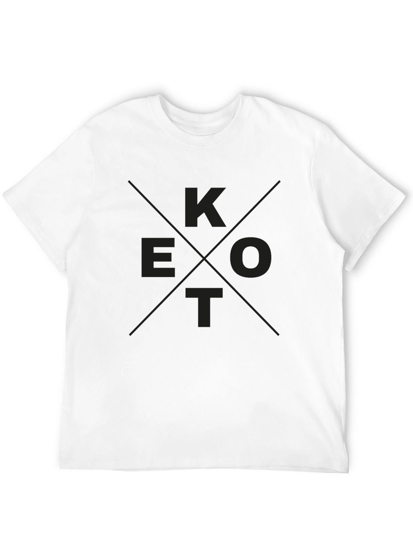 K E O T Black Graphic Tee Shirt