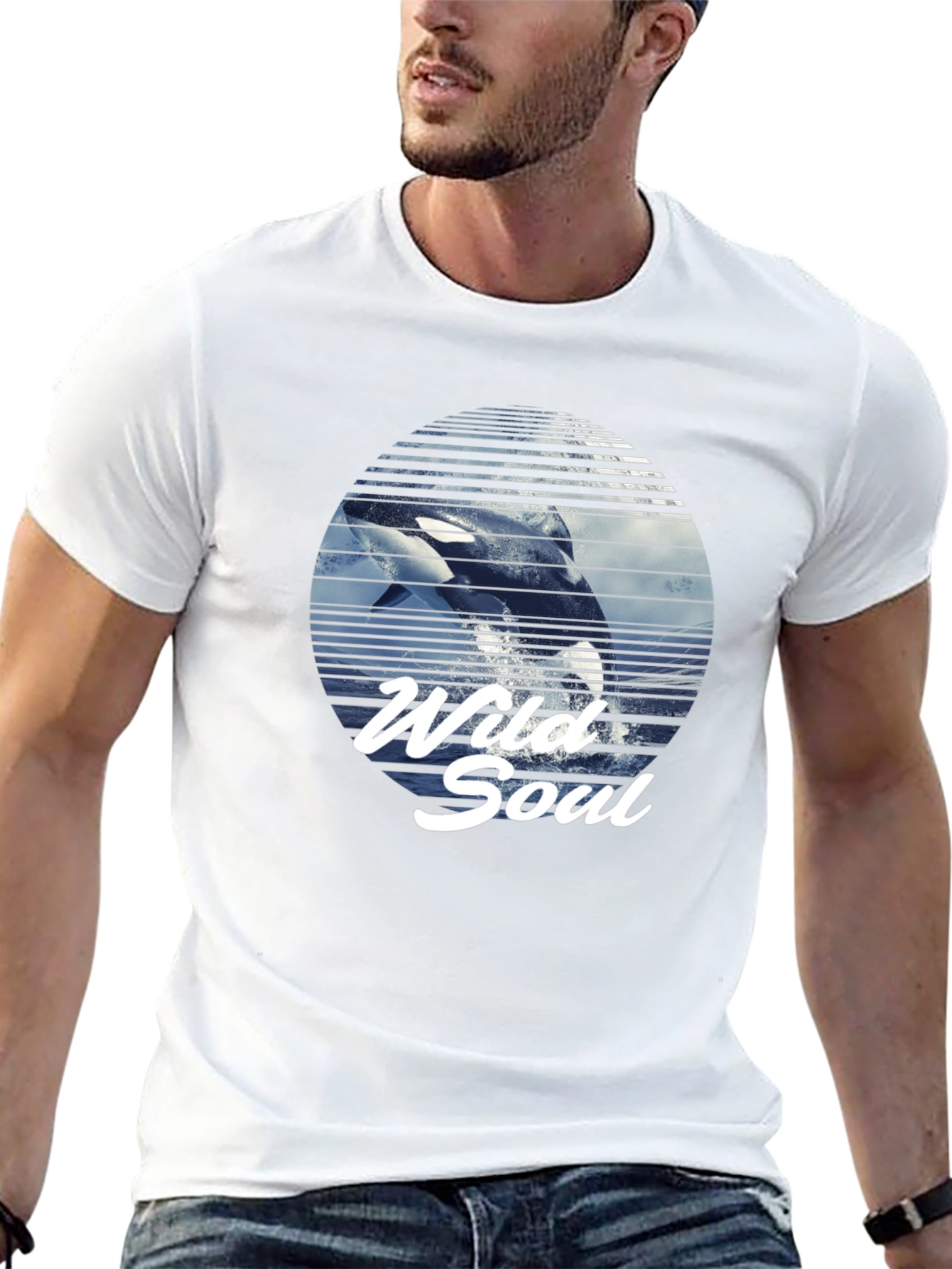 Wild Soul Orca Whale Graphic T-Shirt