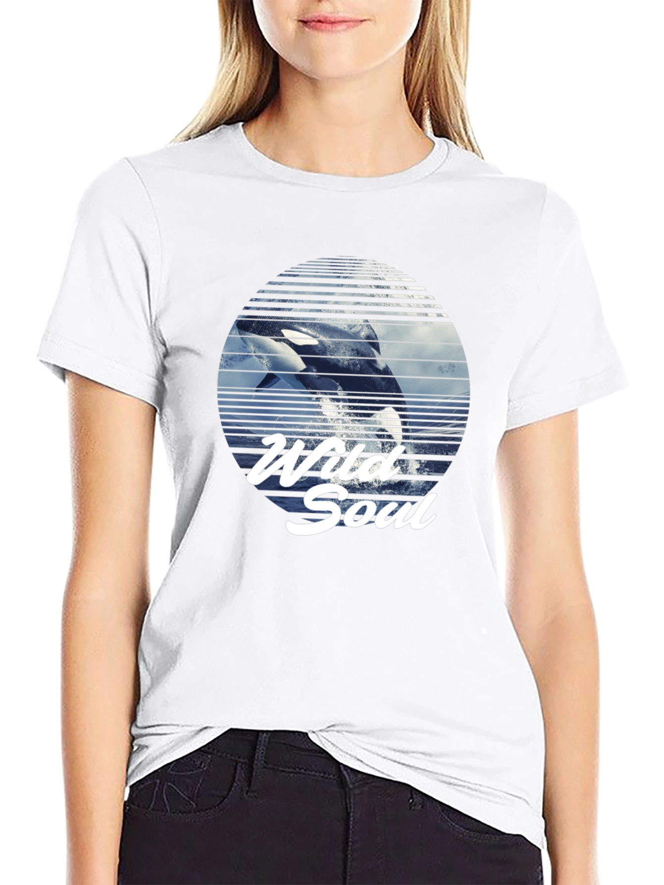 Wild Soul Orca Whale Graphic T-Shirt