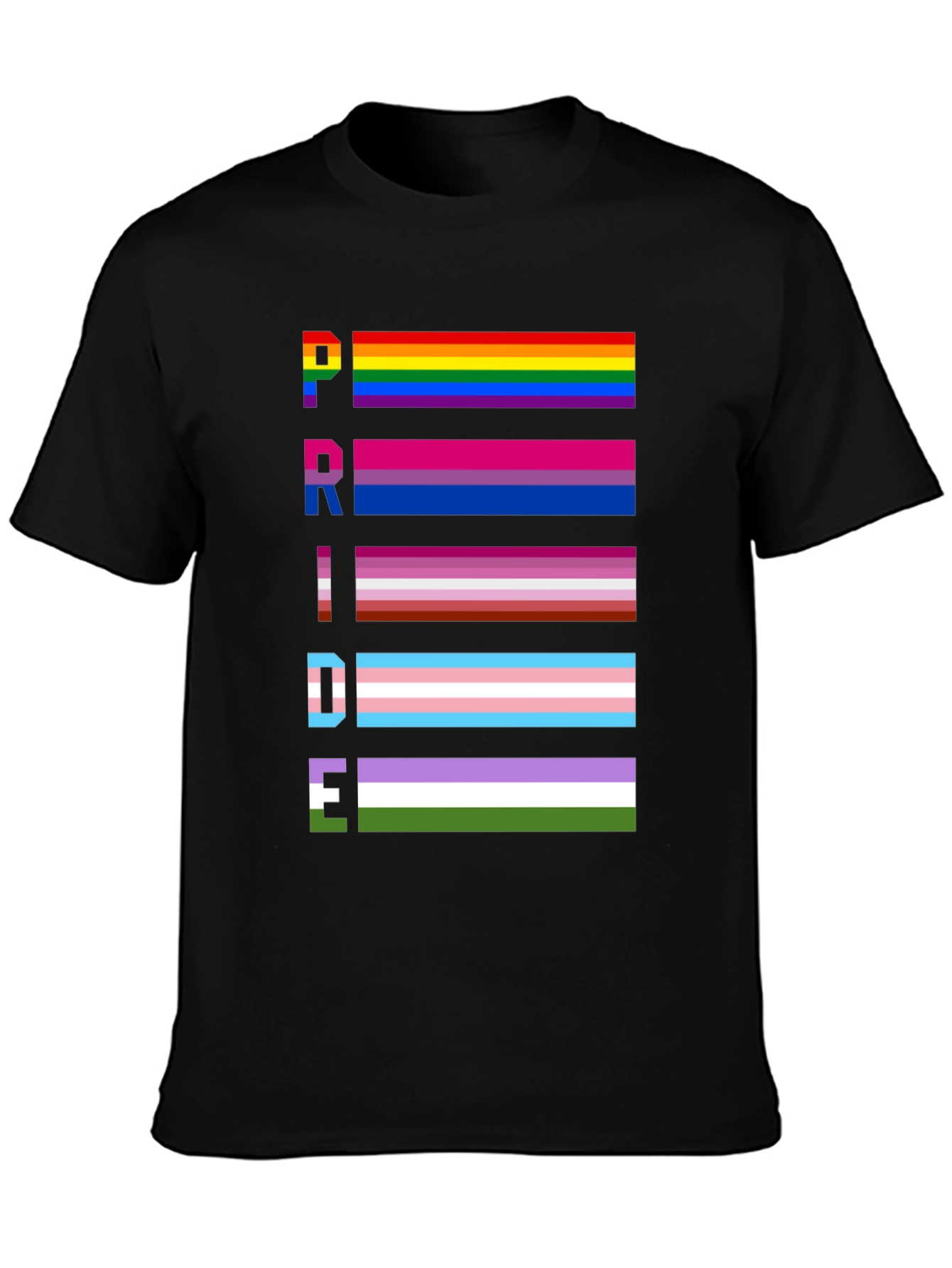 Pride Flags T-Shirt | LGBTQ+ Flags Tee