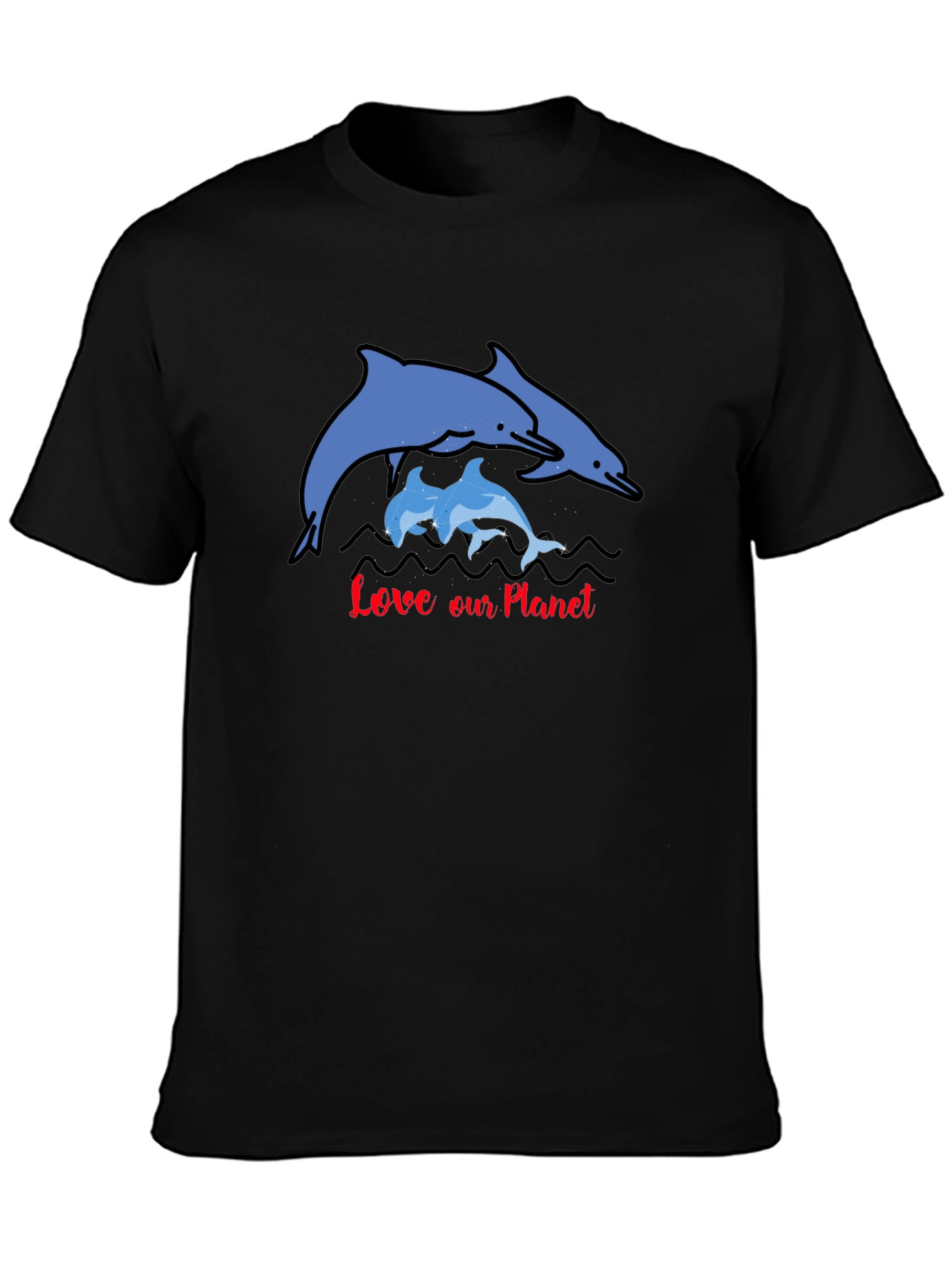 Love Our Planet Dolphin Graphic Tee