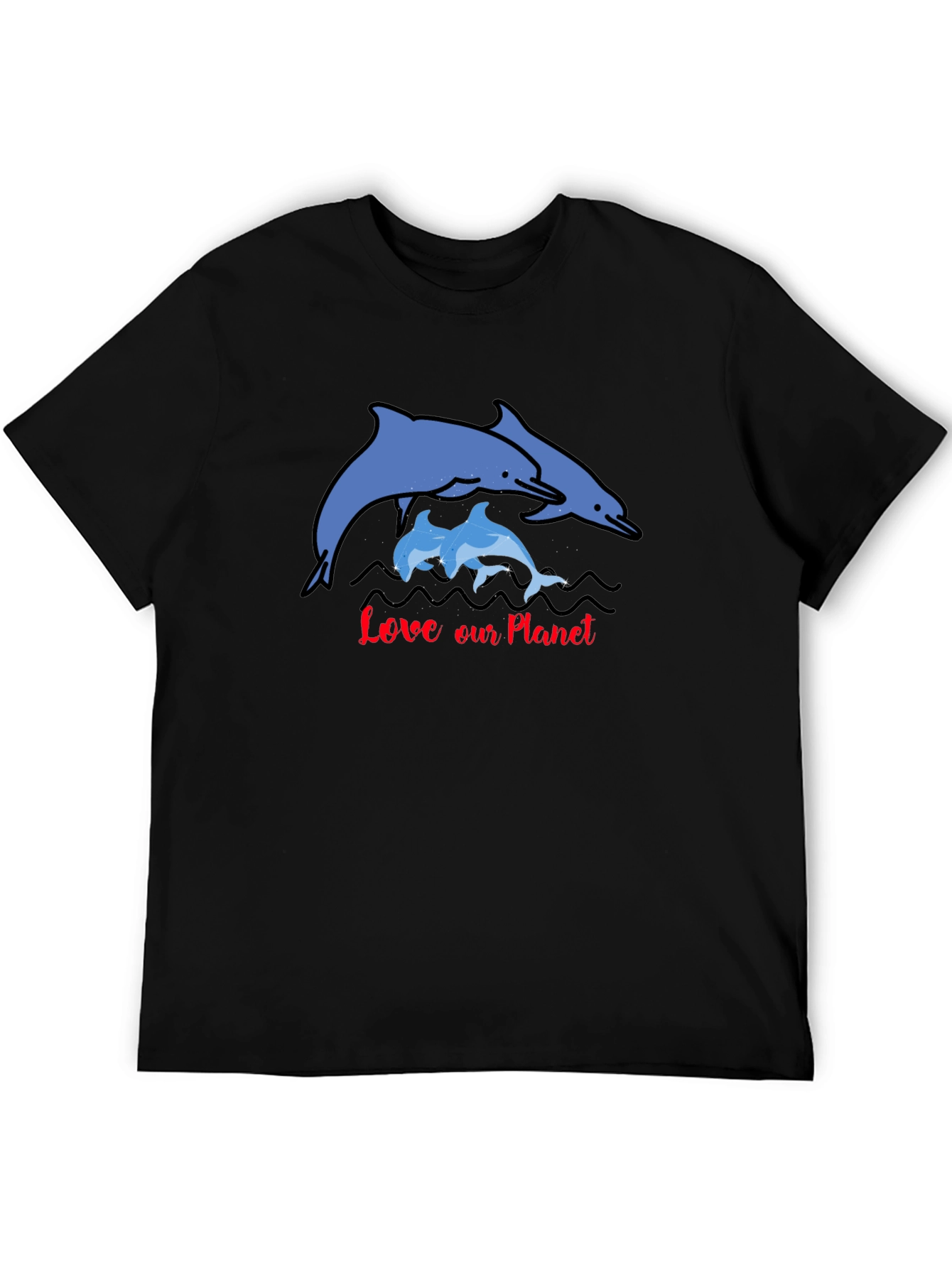 Love Our Planet Dolphin Graphic Tee