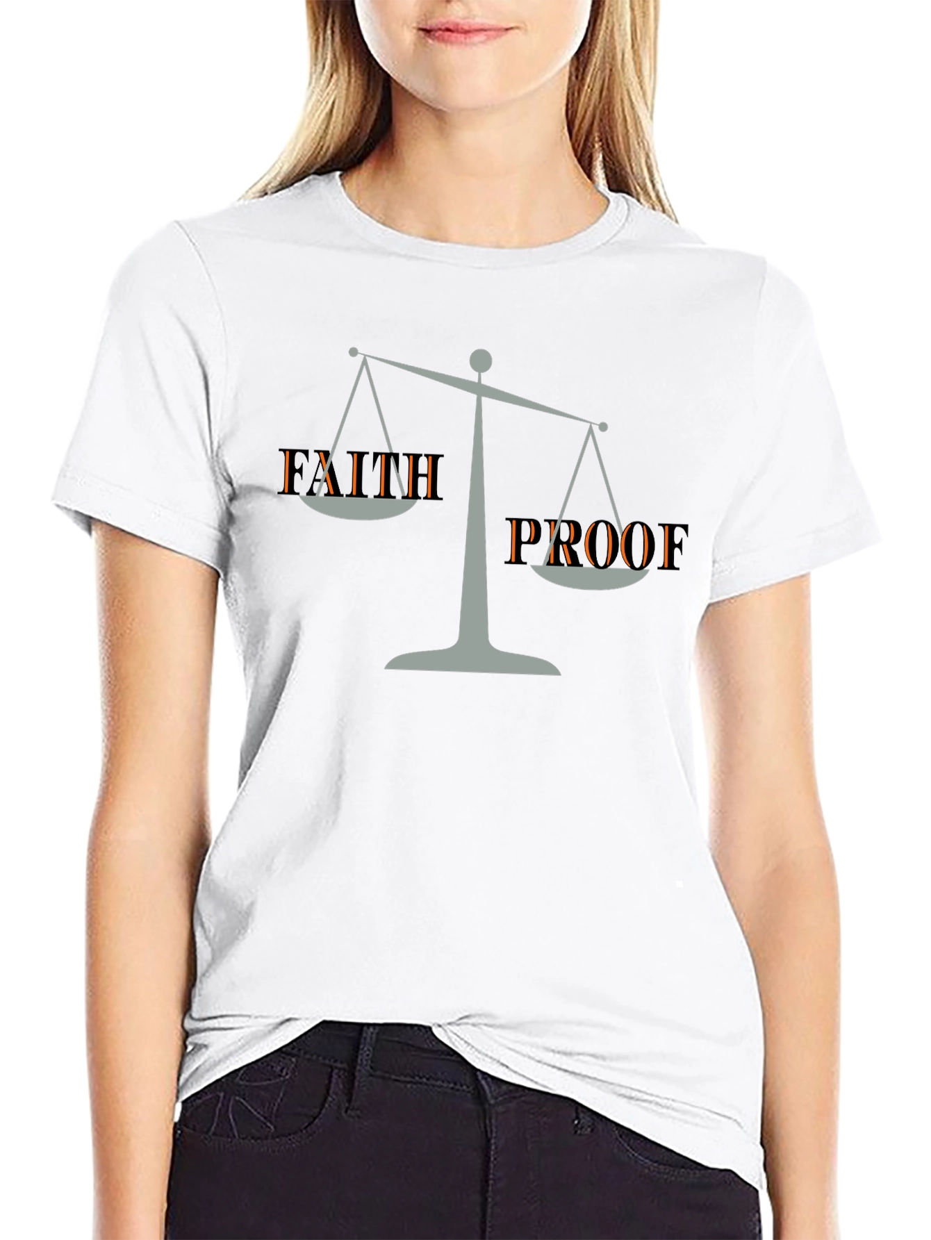 Faith Proof Graphic Tee - Mens Black T-Shirt