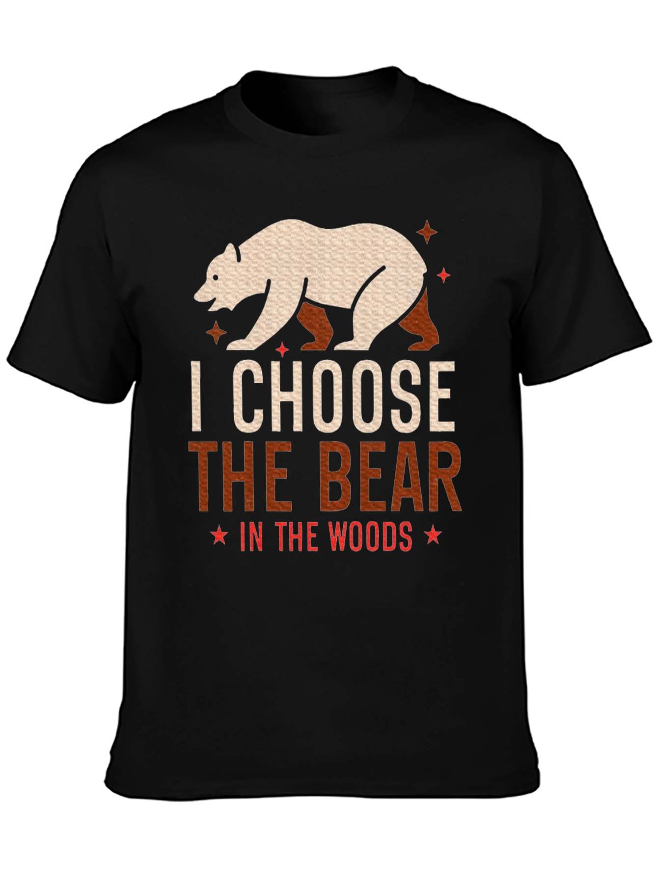Choose the Bear T-Shirt: Outdoors Adventure Tee