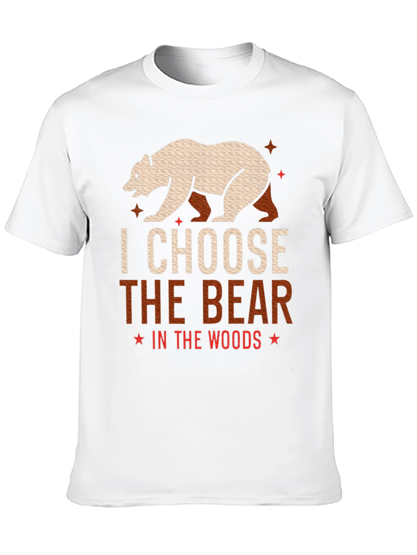 Choose the Bear T-Shirt: Outdoors Adventure Tee