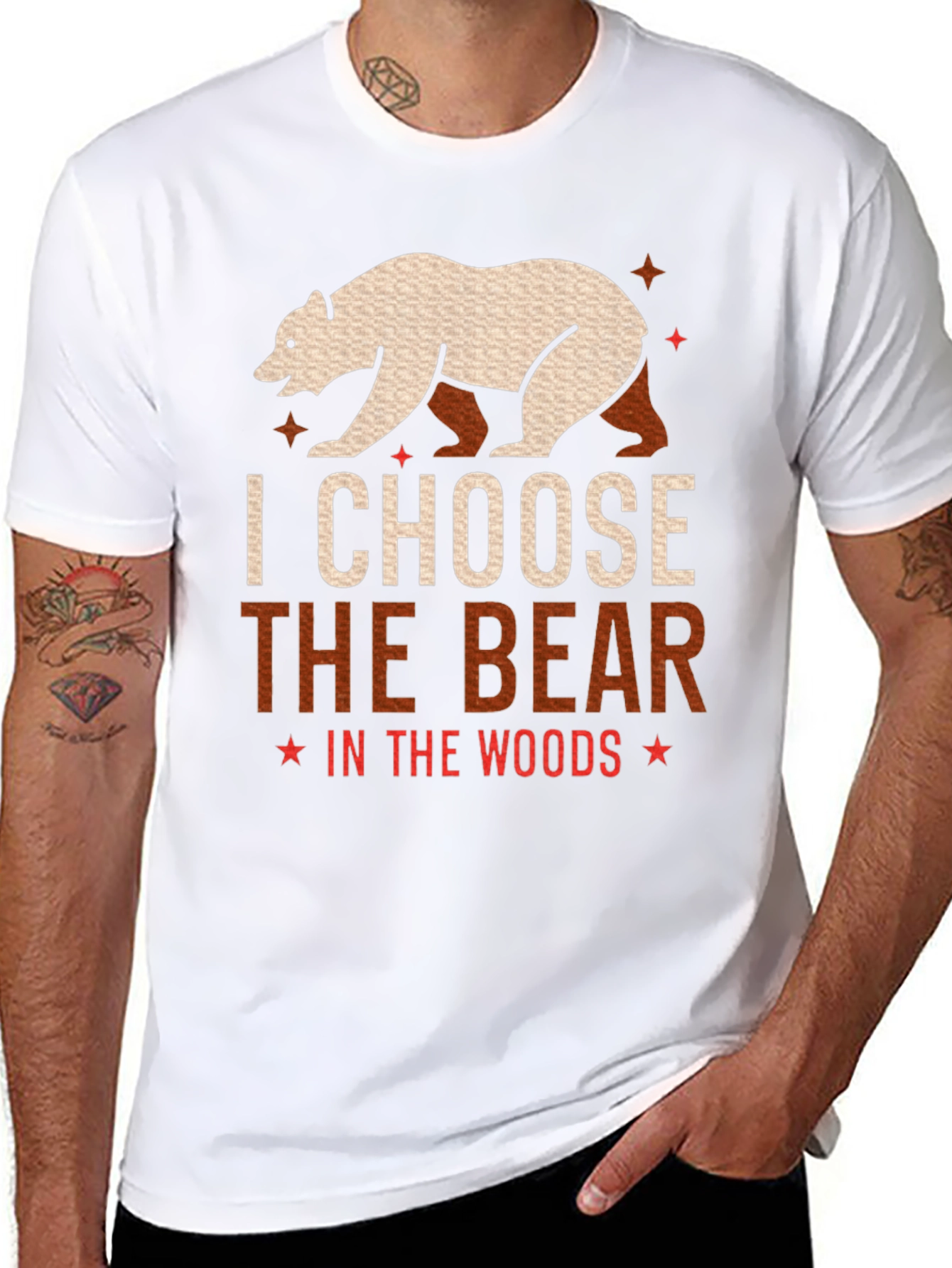 Choose the Bear T-Shirt: Outdoors Adventure Tee