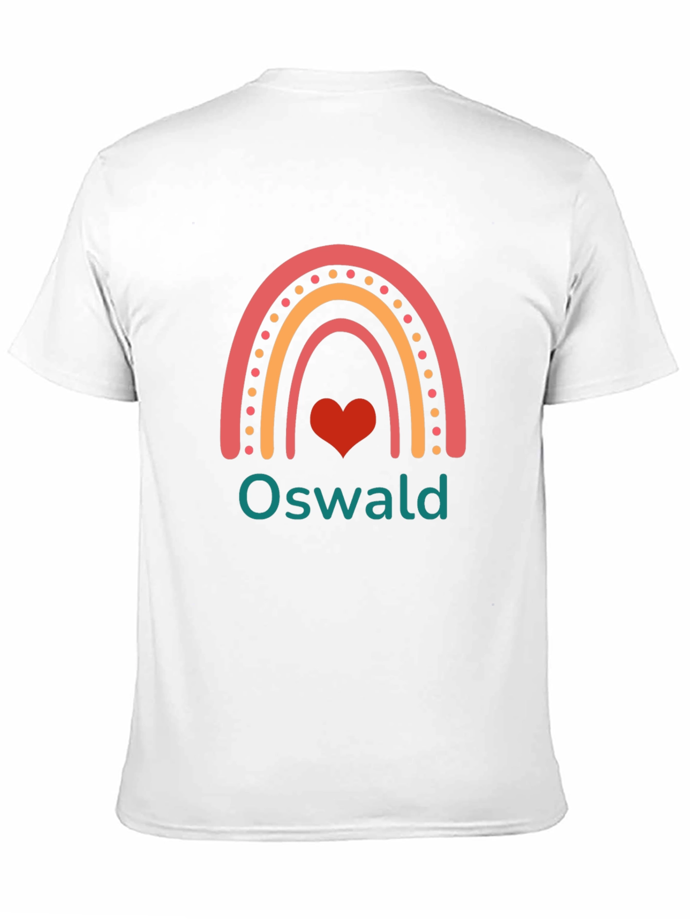 Oswald Rainbow Heart T-Shirt