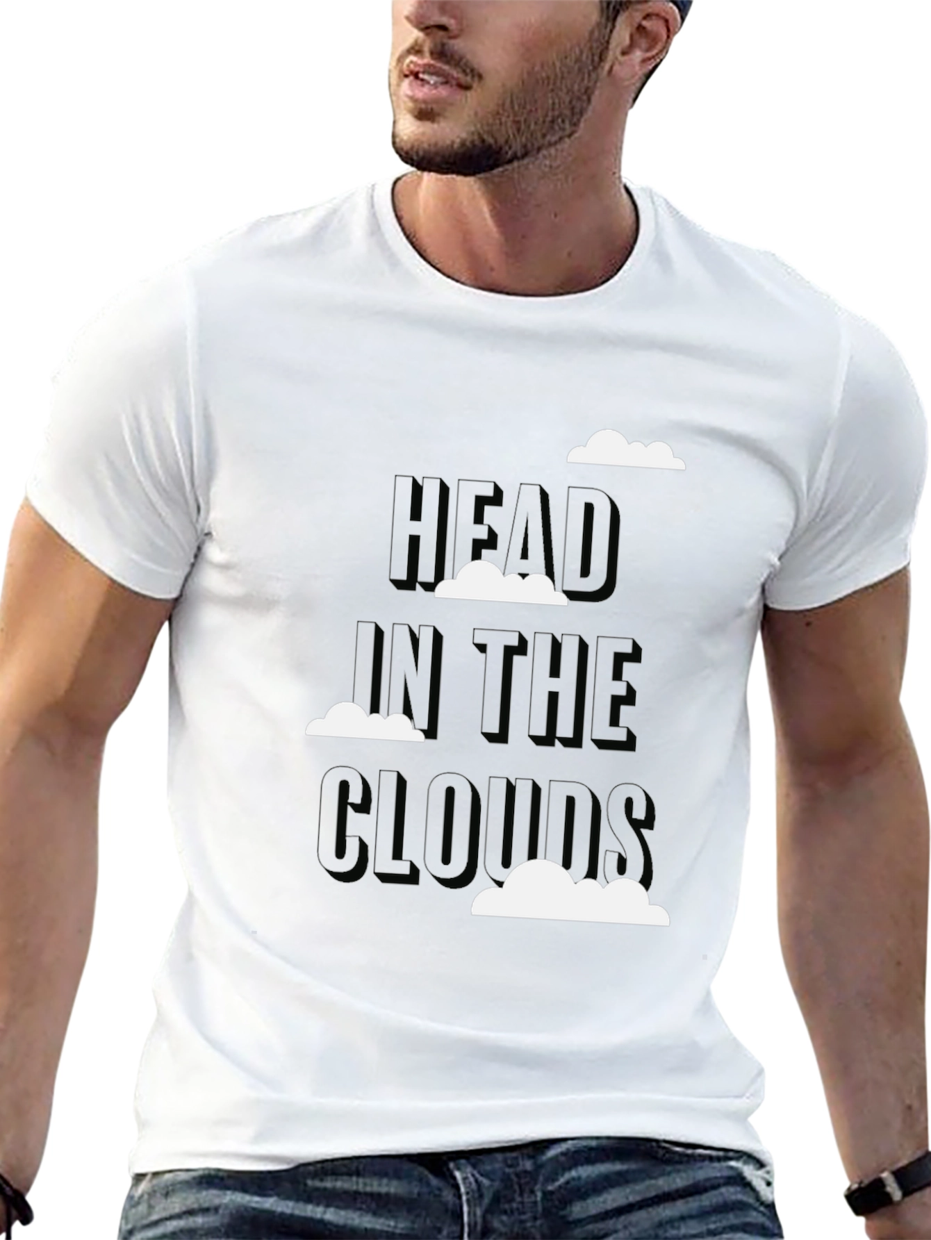Head in the Clouds Graphic Tee - Black
