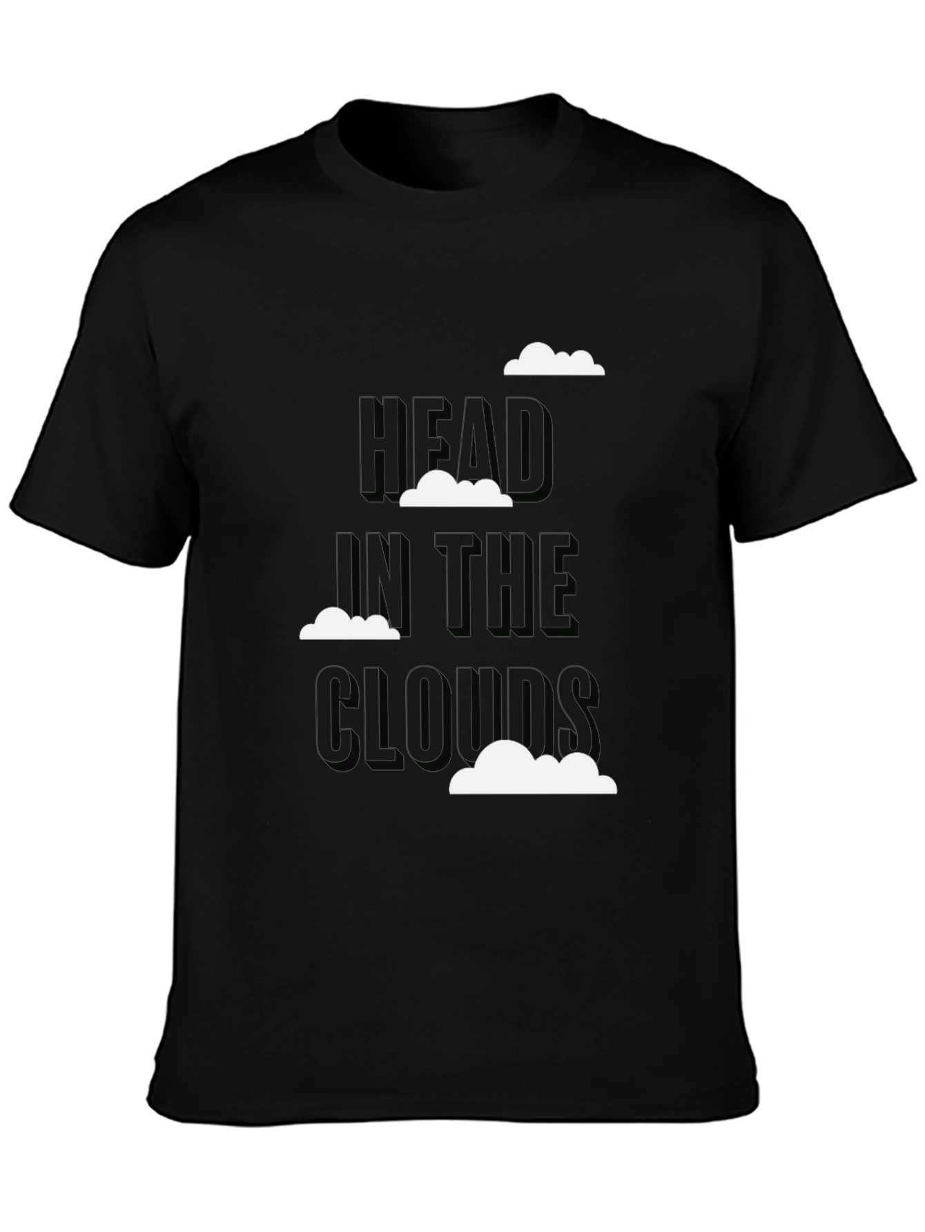 Head in the Clouds Graphic Tee - Black