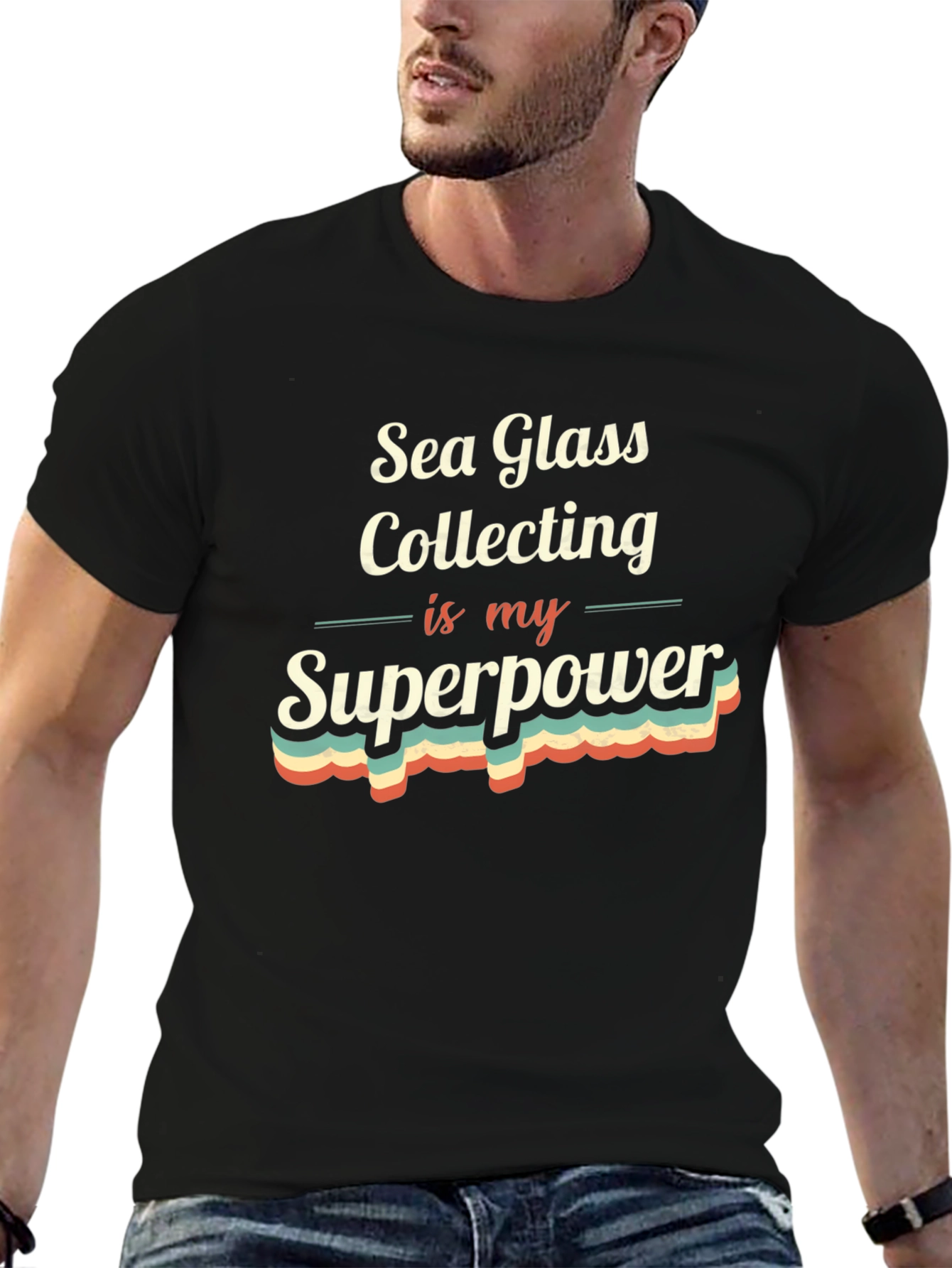 Sea Glass Collecting Superpower T-Shirt