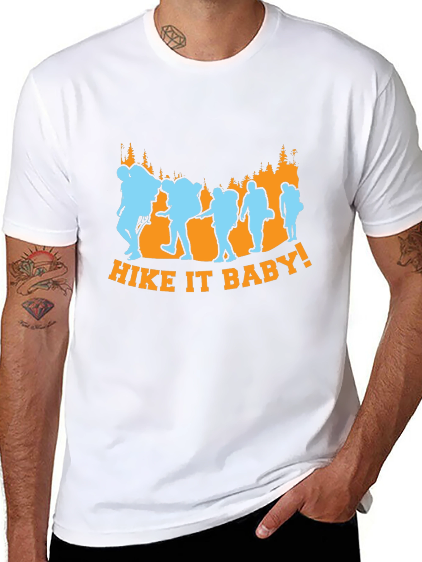 Hike It Baby Black Graphic Tee