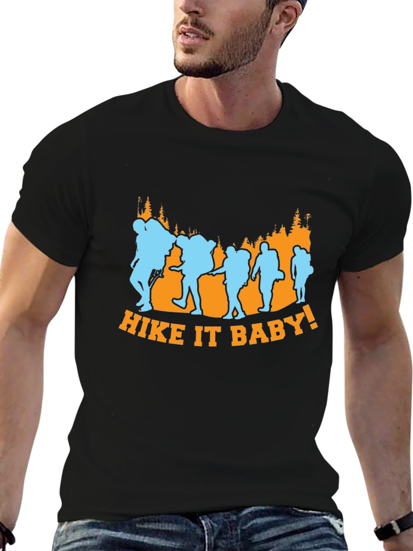 Hike It Baby Black Graphic Tee