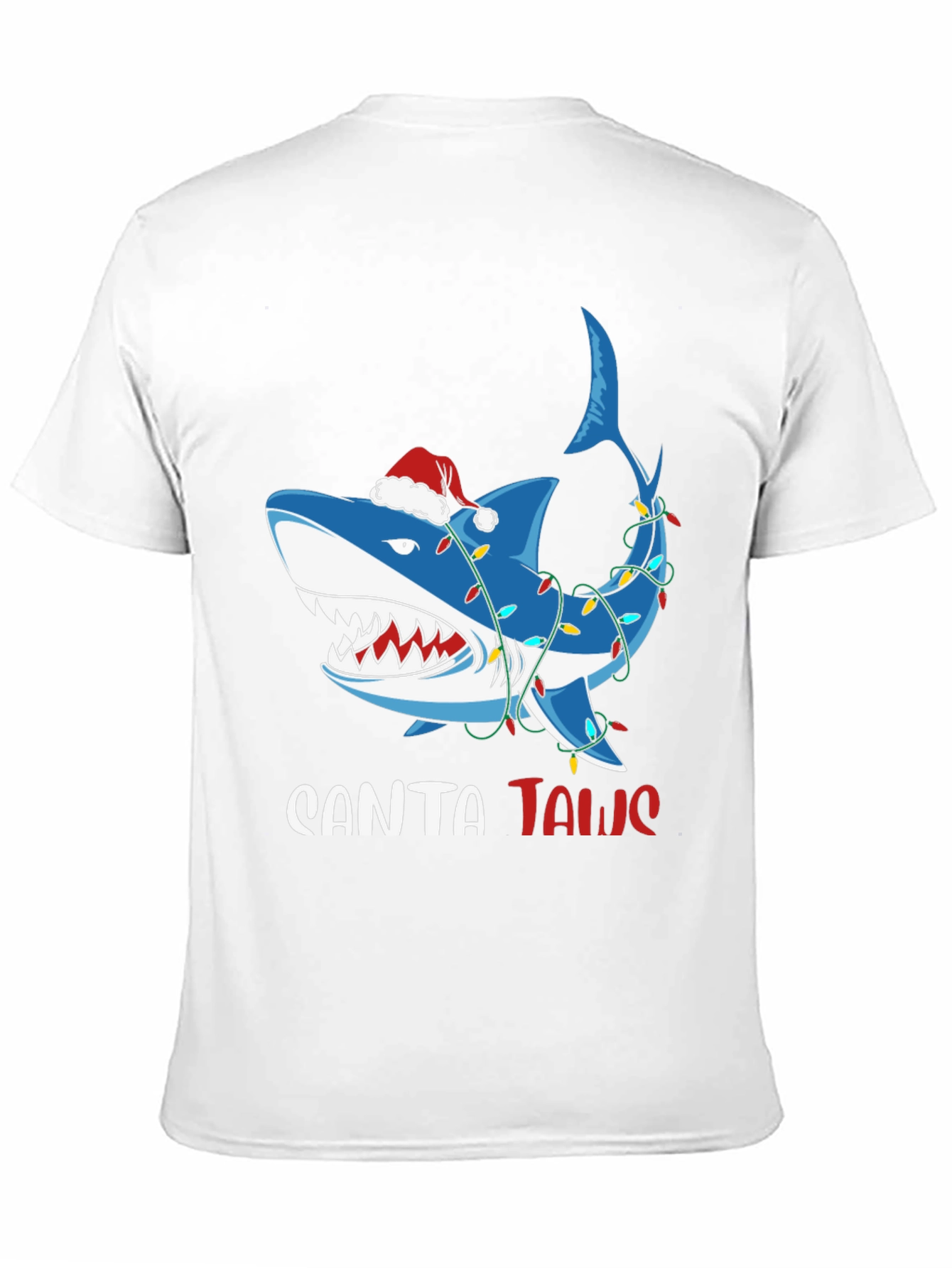 Santa Jaws Christmas Shark T-Shirt