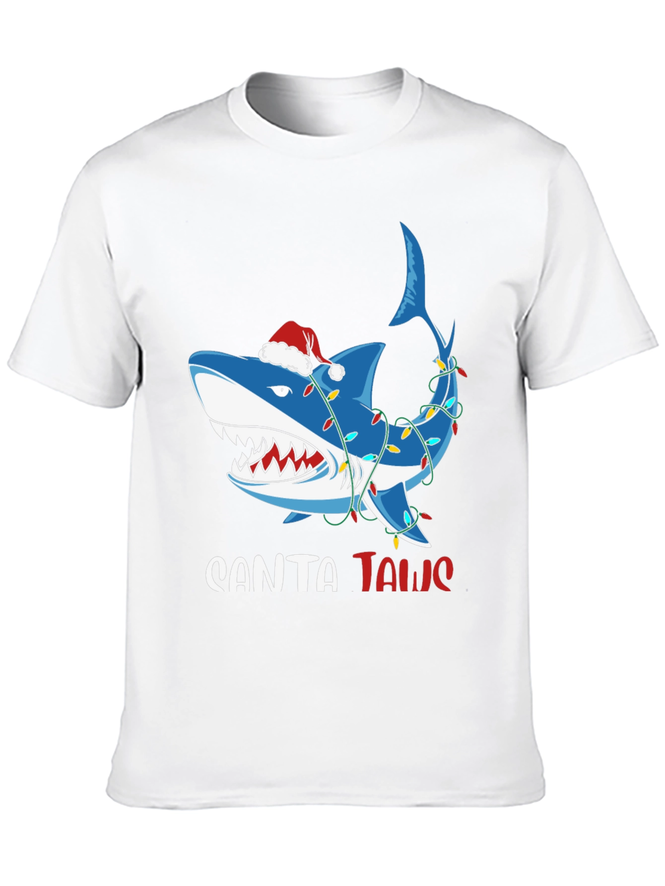 Santa Jaws Christmas Shark T-Shirt