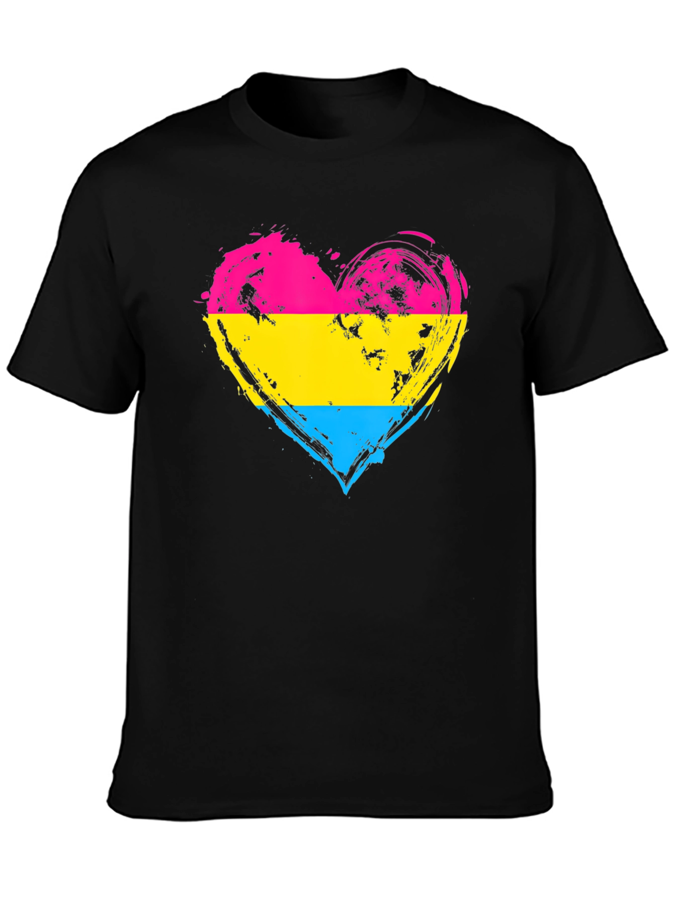 Pansexual Pride Heart T-Shirt