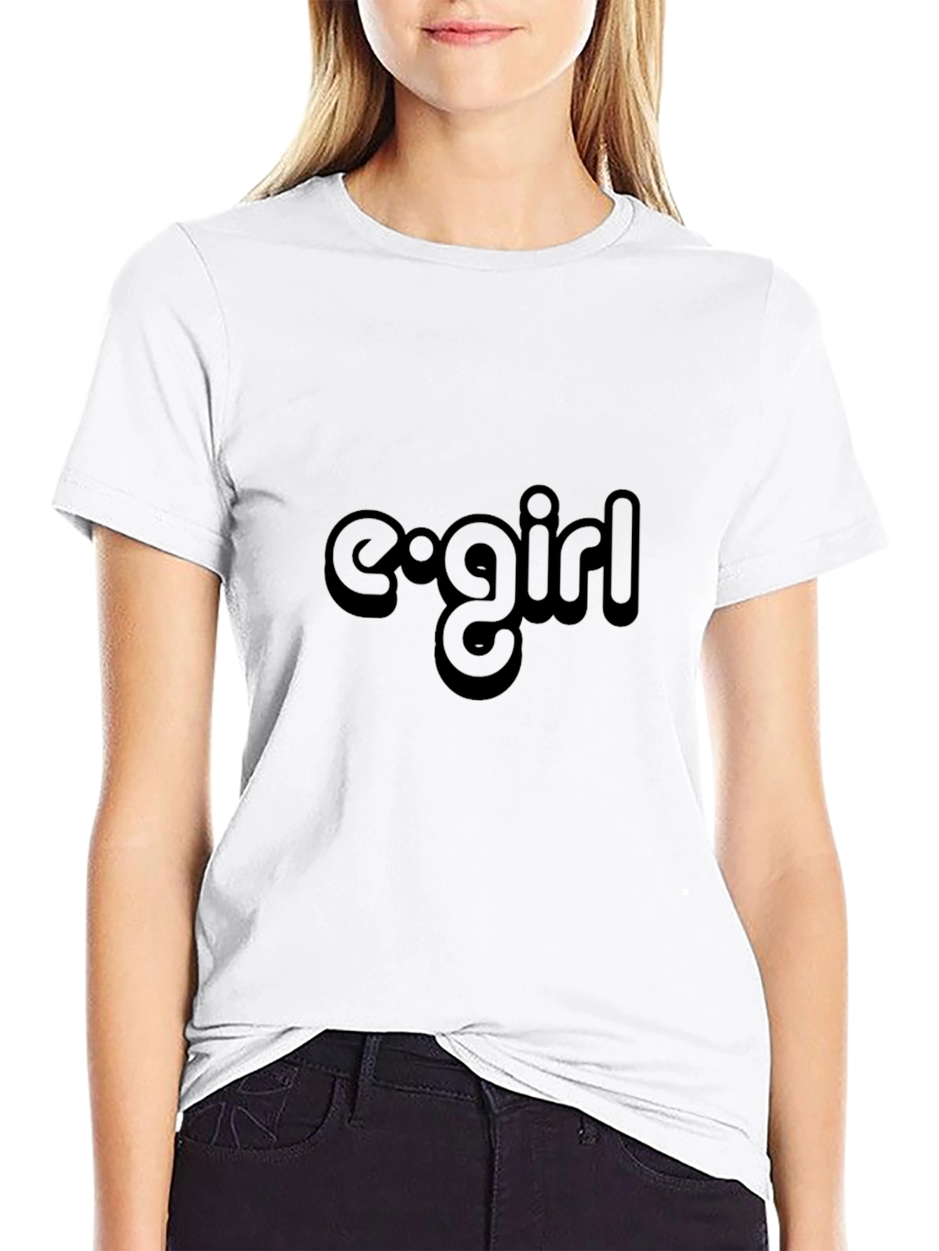 E-Girl T-Shirt: Dark Style Statement Tee