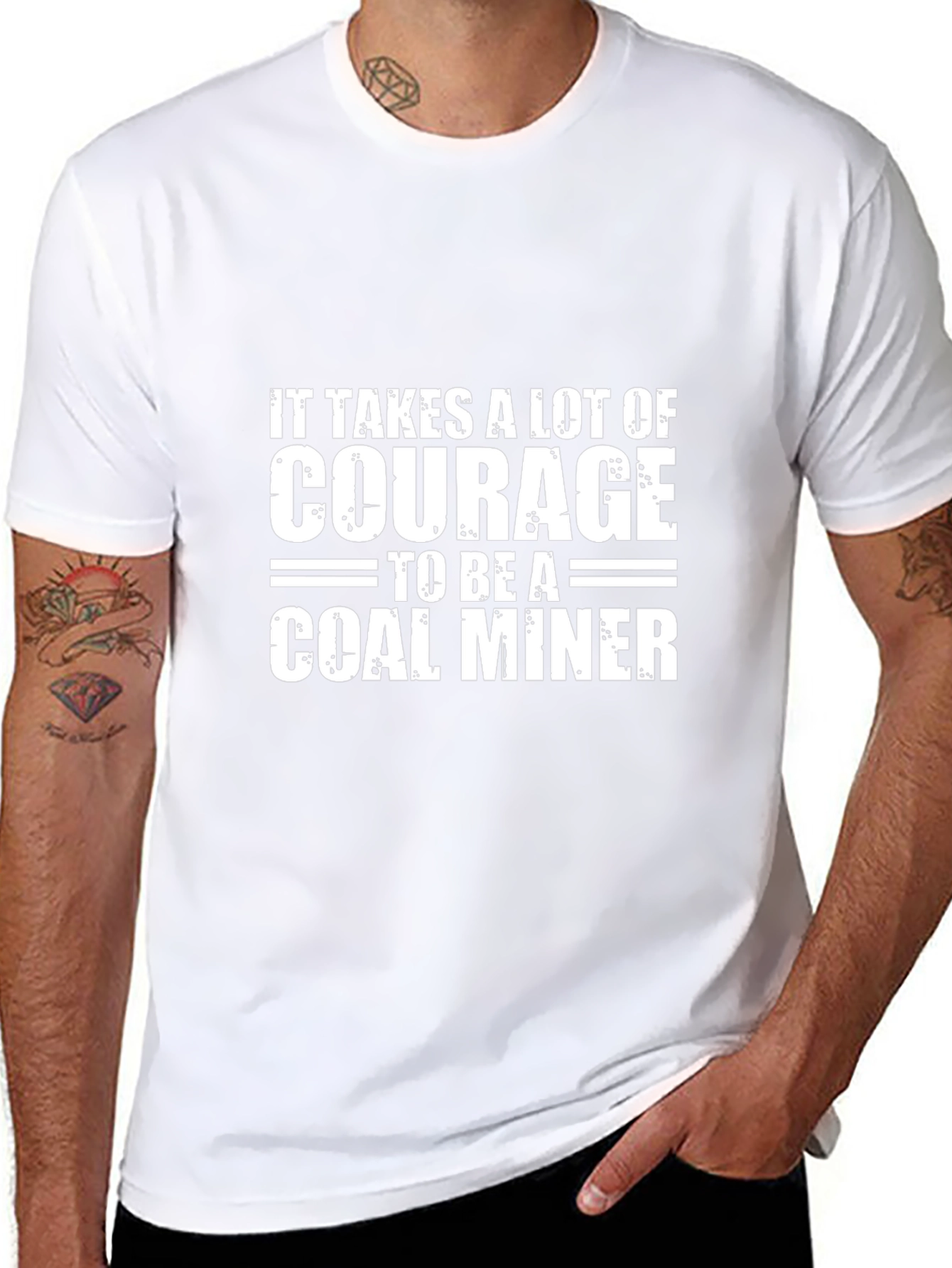 Courage Coal Miner T-Shirt