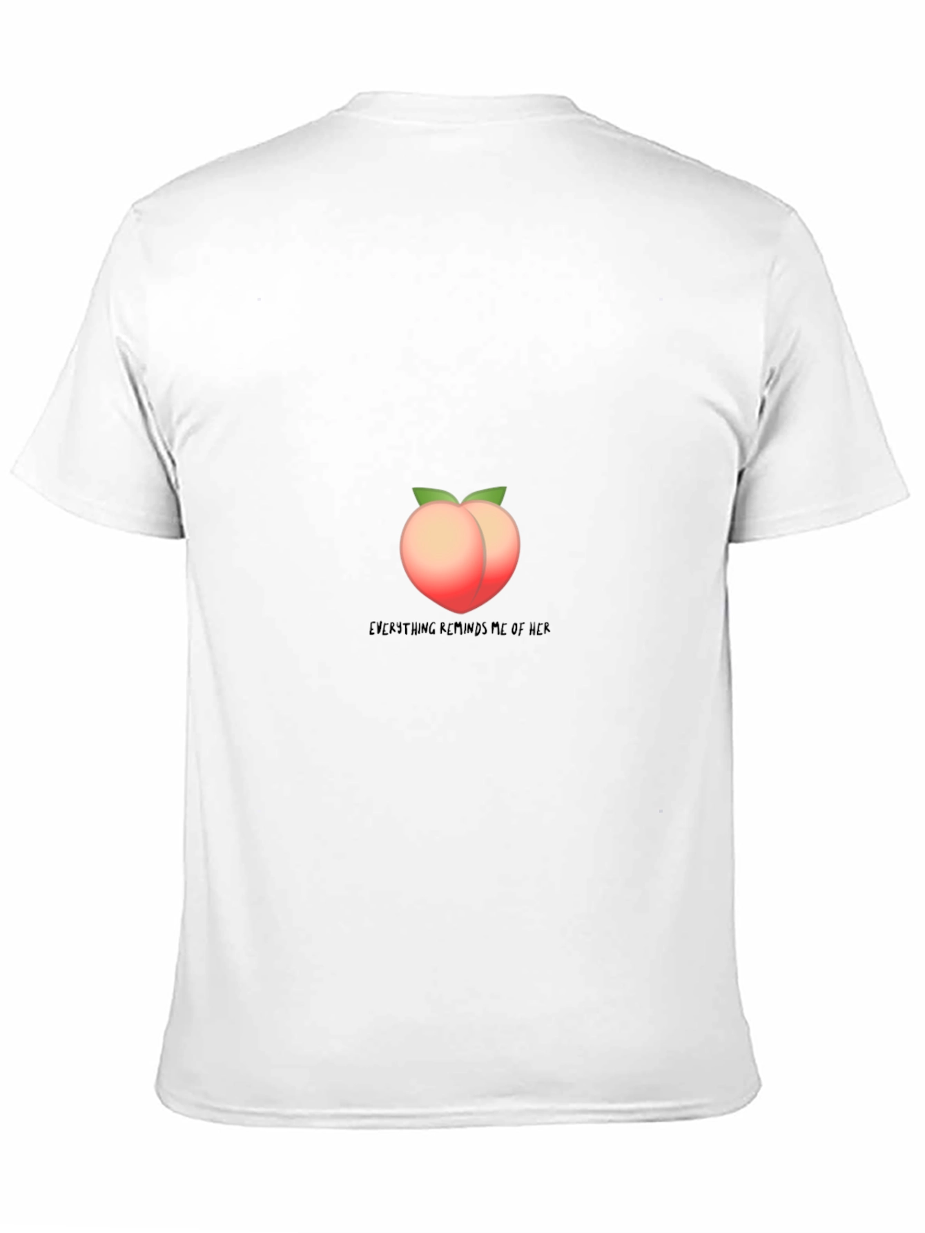 Peach Emoji Tee: Everything Reminds Me of Her