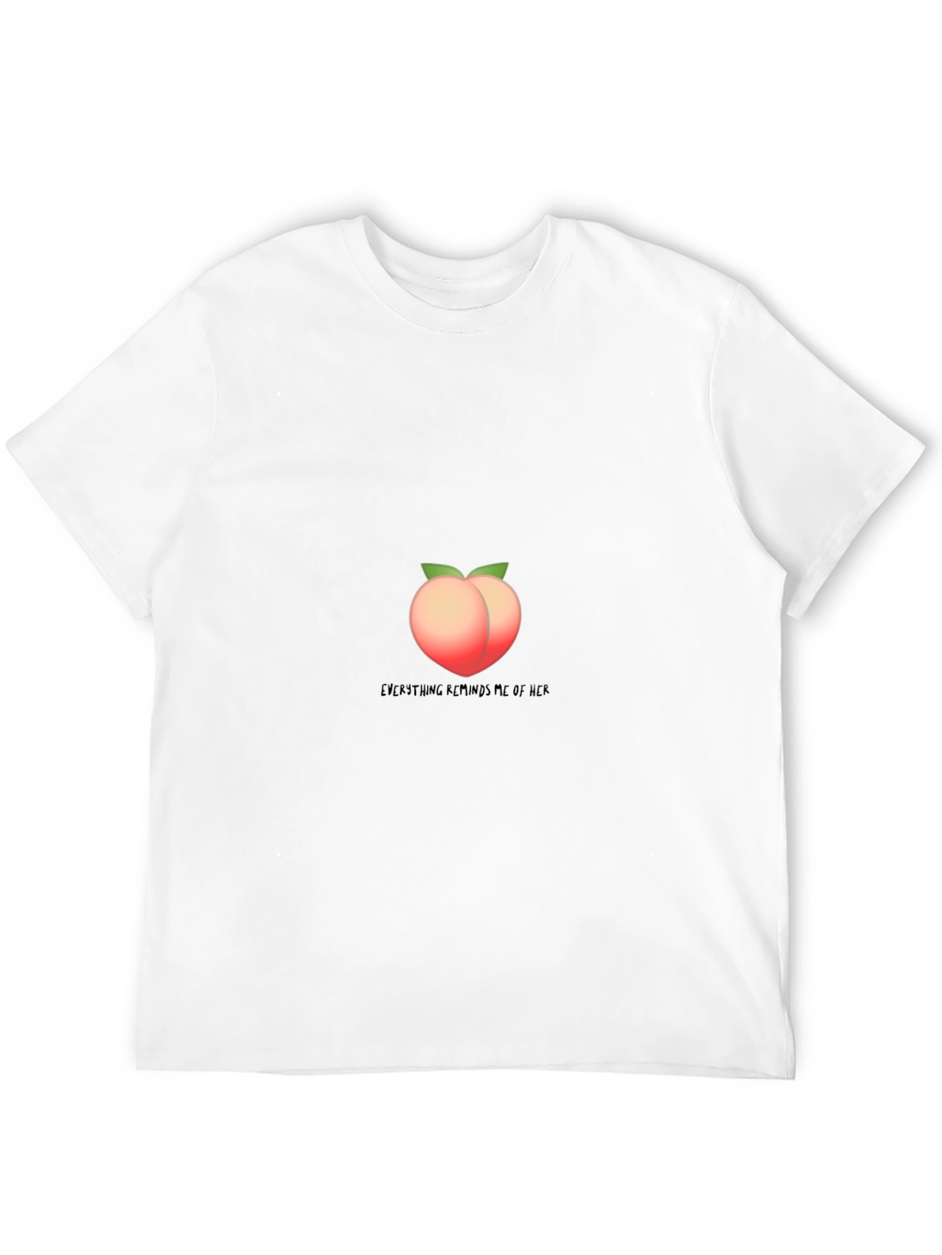 Peach Emoji Tee: Everything Reminds Me of Her