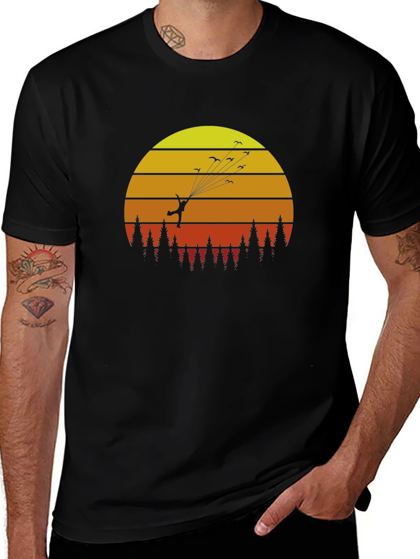 Sunset Birdman Tee