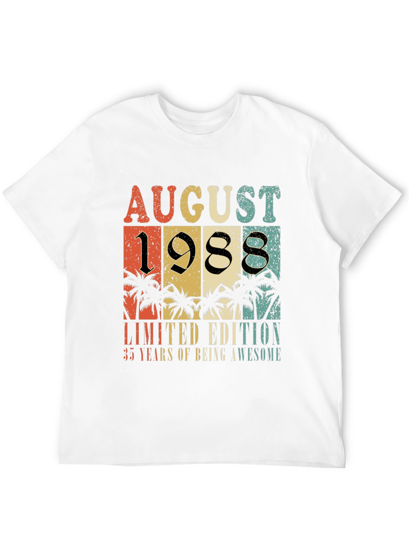 August 1988 Limited Edition 35th Birthday T-Shirt