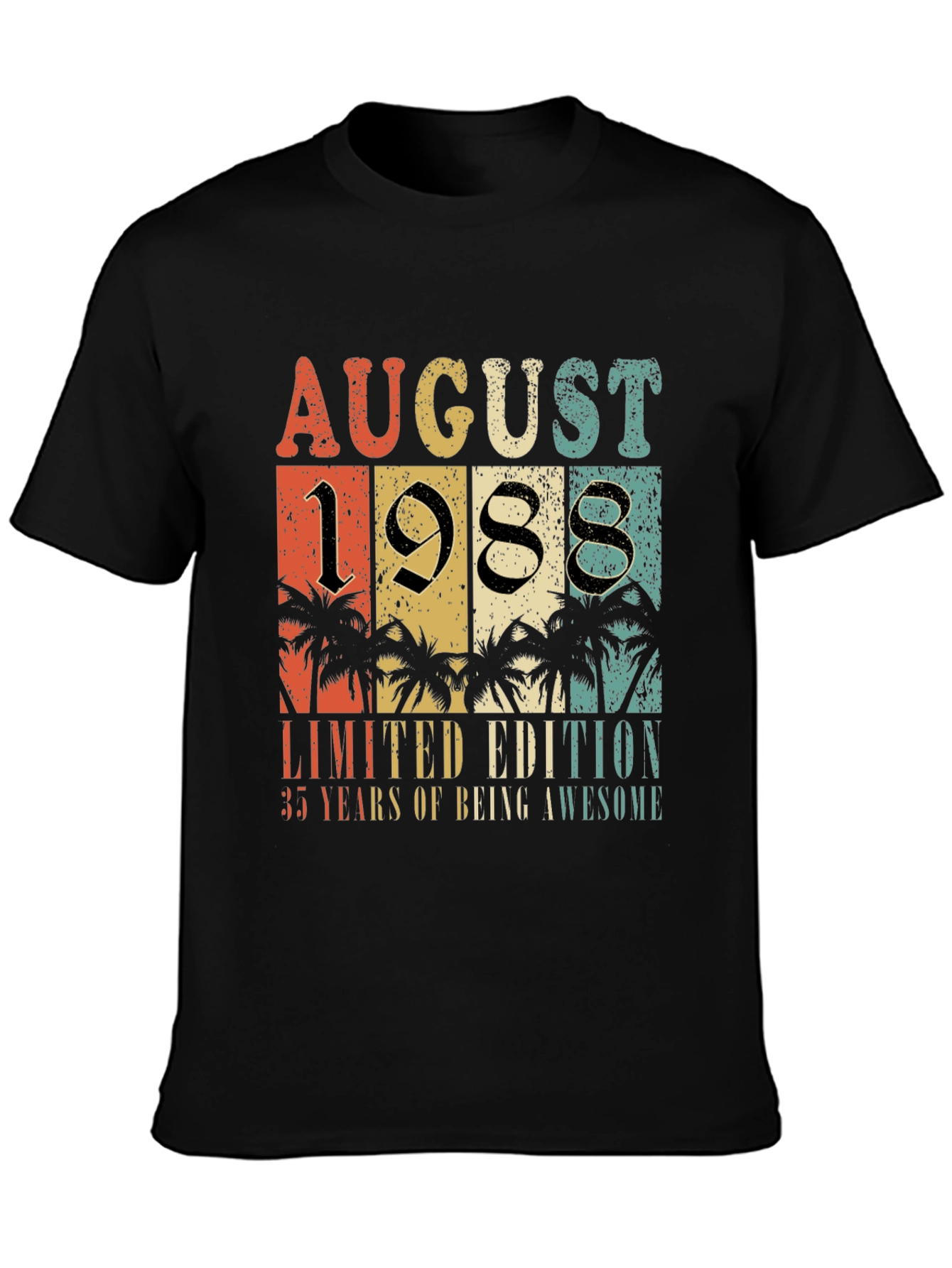 August 1988 Limited Edition 35th Birthday T-Shirt