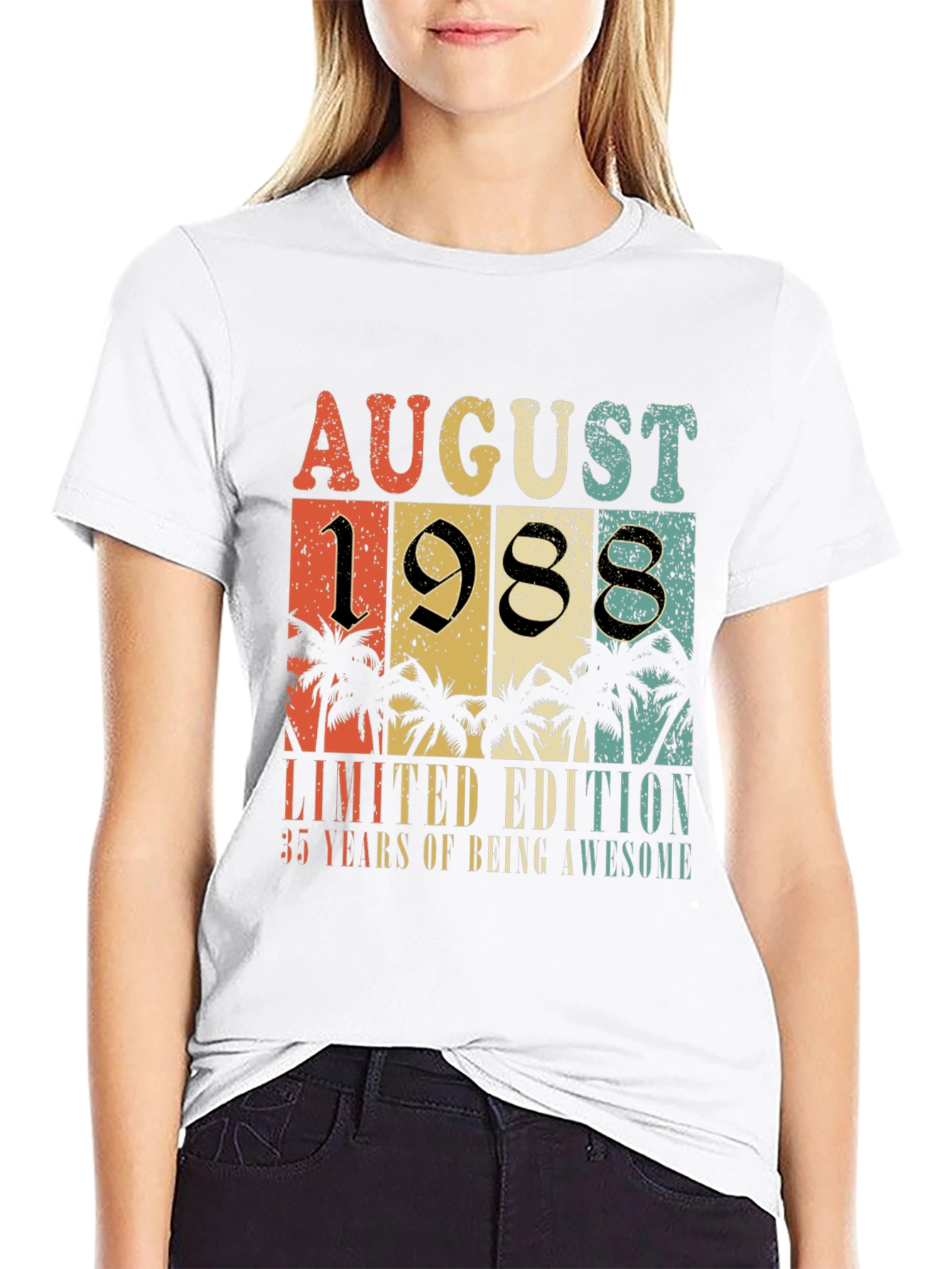 August 1988 Limited Edition 35th Birthday T-Shirt