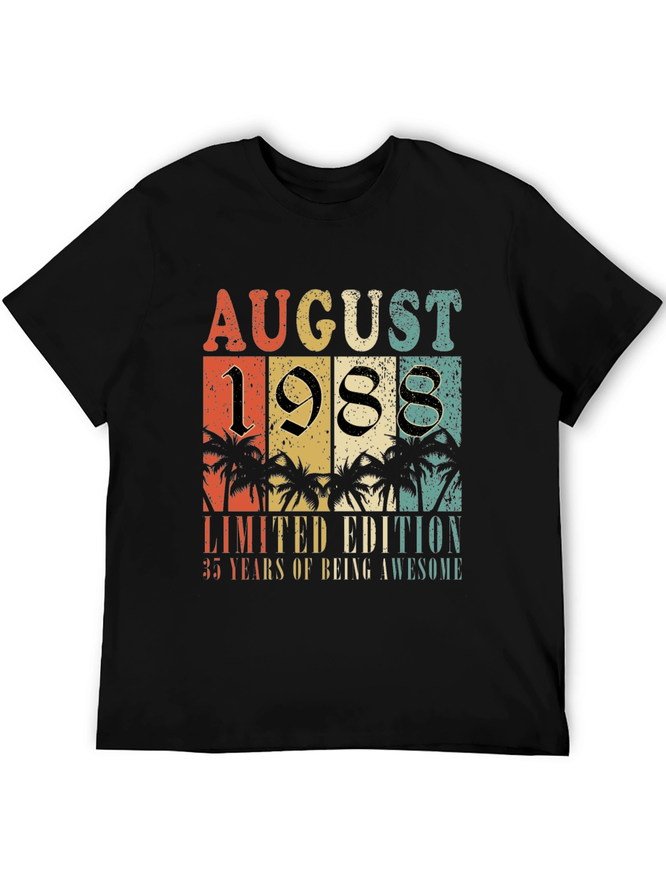 August 1988 Limited Edition 35th Birthday T-Shirt