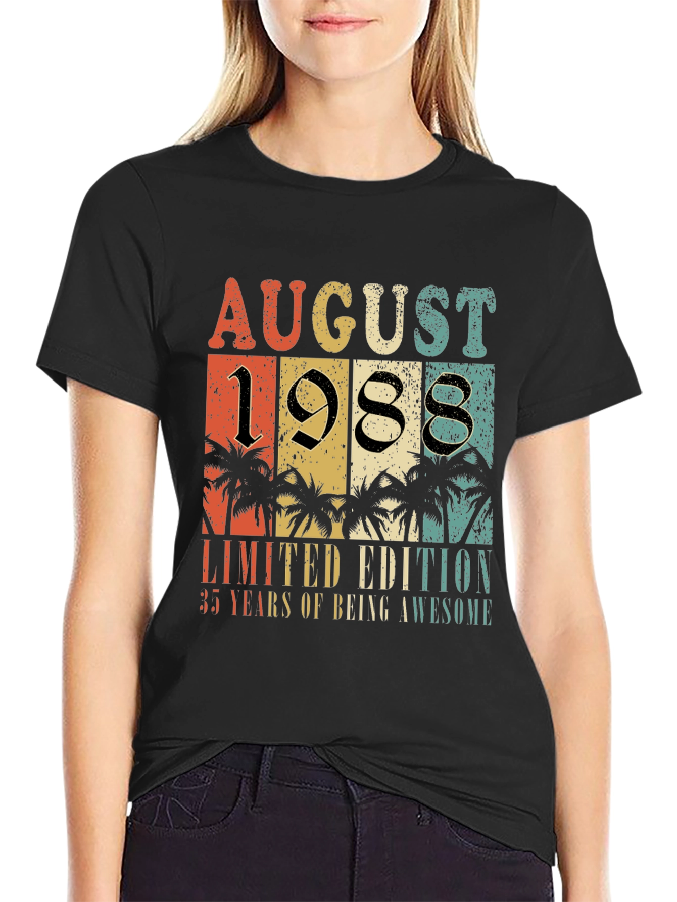August 1988 Limited Edition 35th Birthday T-Shirt