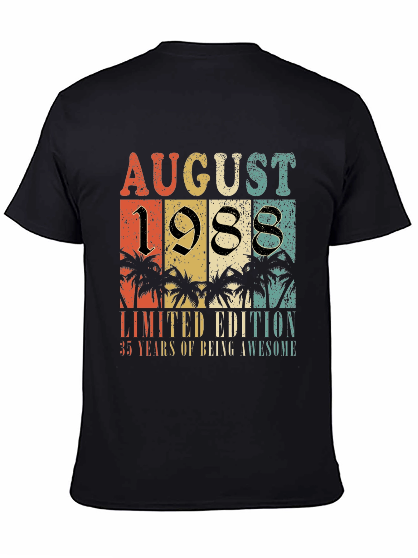 August 1988 Limited Edition 35th Birthday T-Shirt