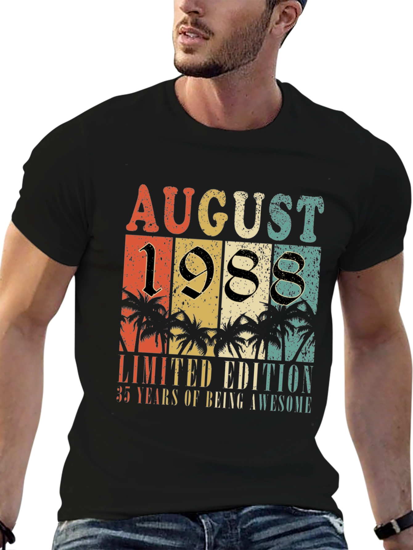 August 1988 Limited Edition 35th Birthday T-Shirt
