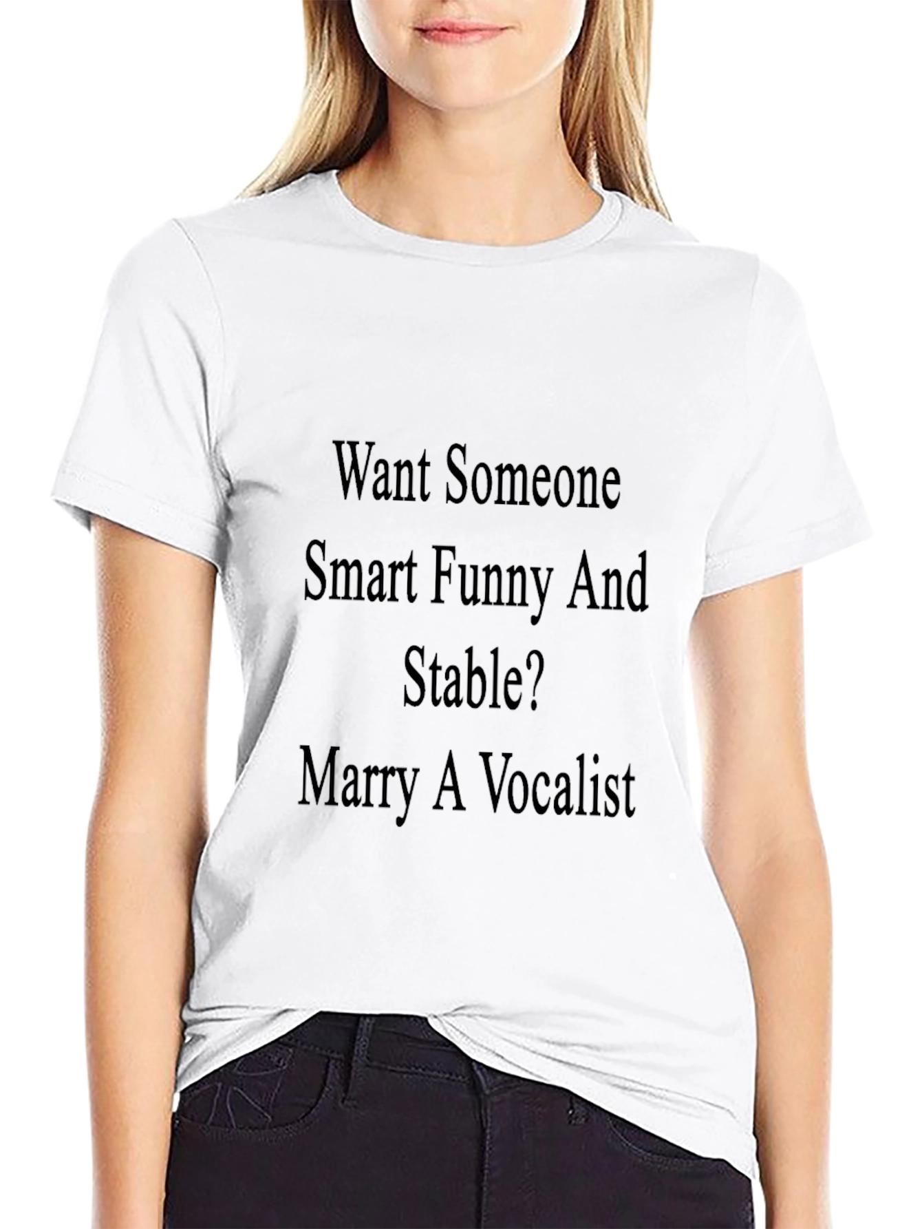 Vocalist T-Shirt: Smart Funny & Stable