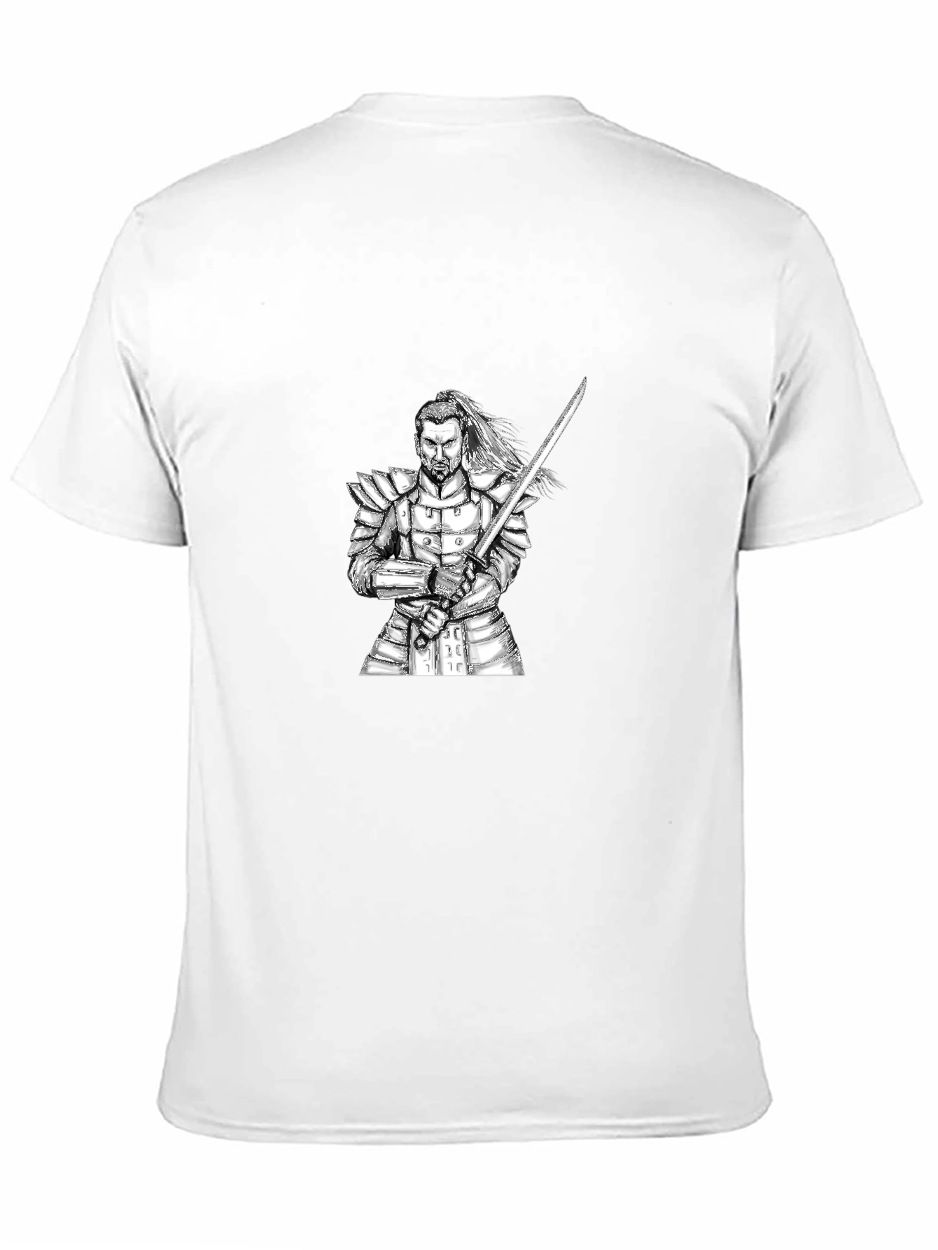 Samurai Warrior Graphic Black T-Shirt