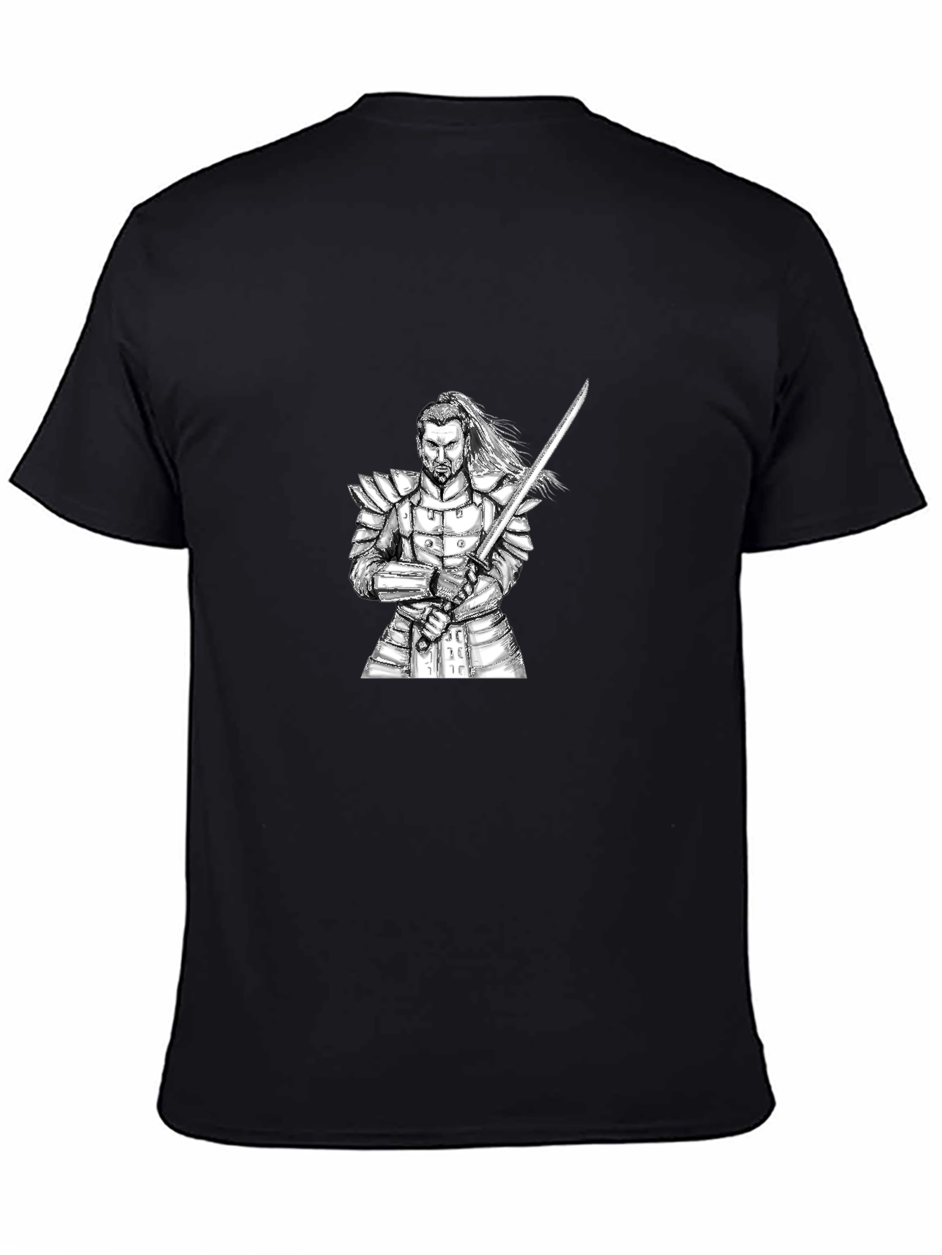 Samurai Warrior Graphic Black T-Shirt