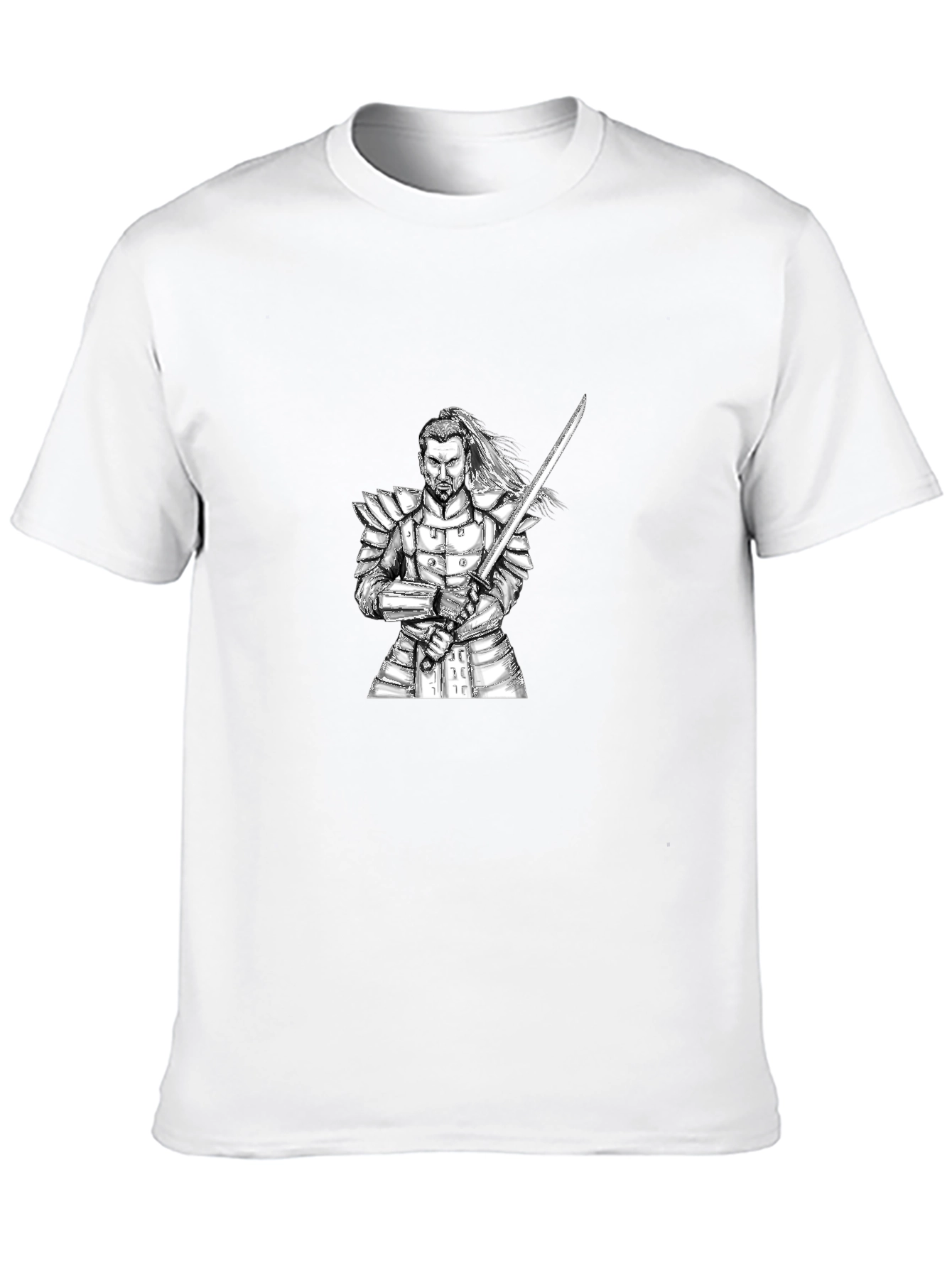 Samurai Warrior Graphic Black T-Shirt