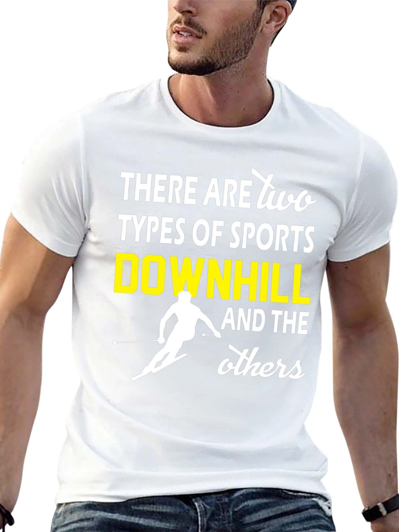Downhill Sports T-Shirt - Funny Skiing Tee