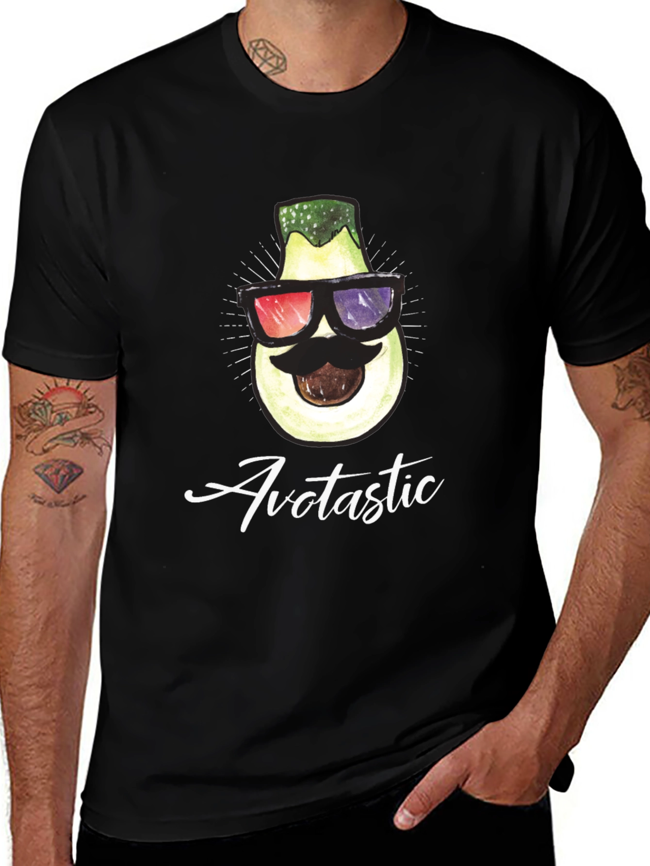 Avotastic Graphic Tee - Cool Avocado T-Shirt