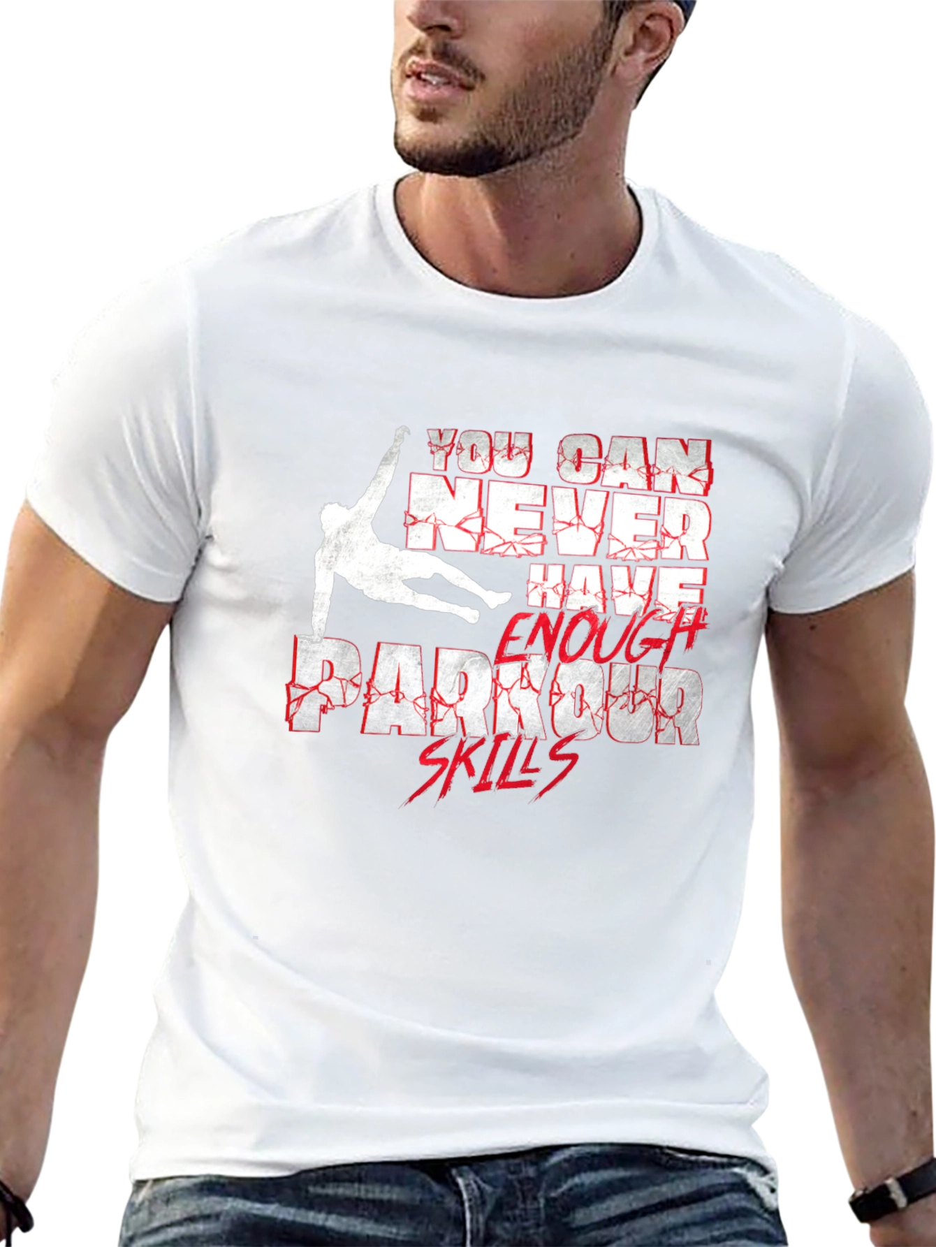 Parkour Skills Graphic T-Shirt - Never Enough!