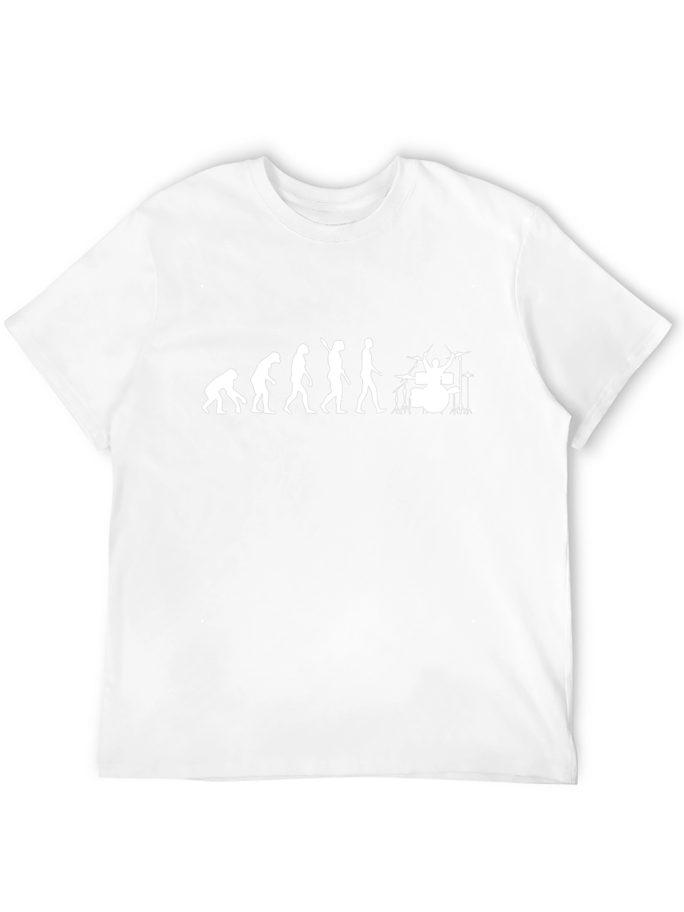 Evolution of Drumming Black T-Shirt